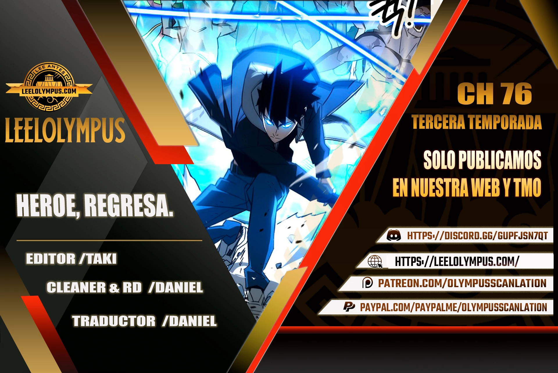 Heroe, regresa > Capitulo 76 > Page 01