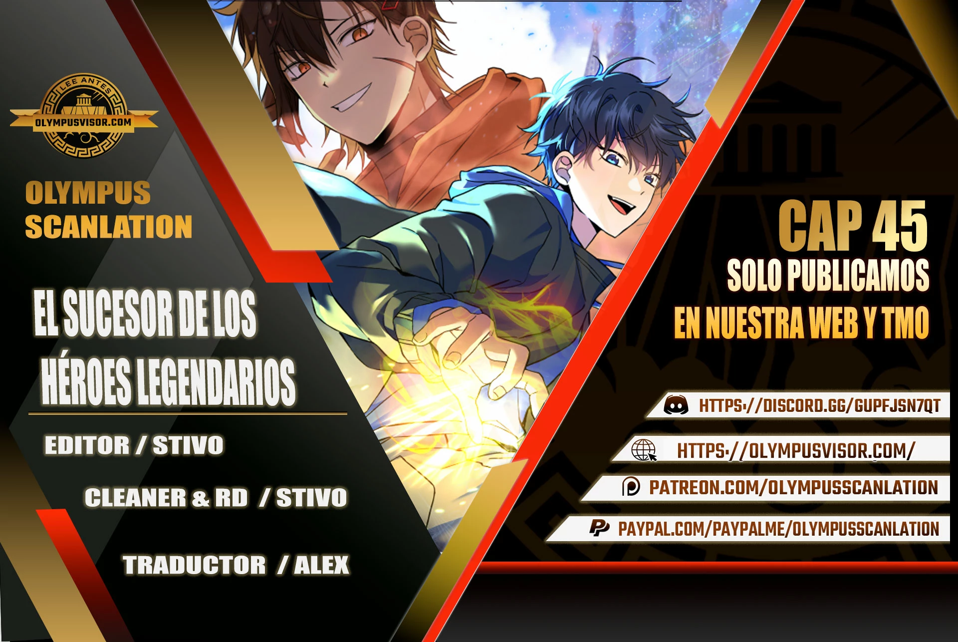 El sucesor de los Héroes Legendarios > Capitulo 45 > Page 01