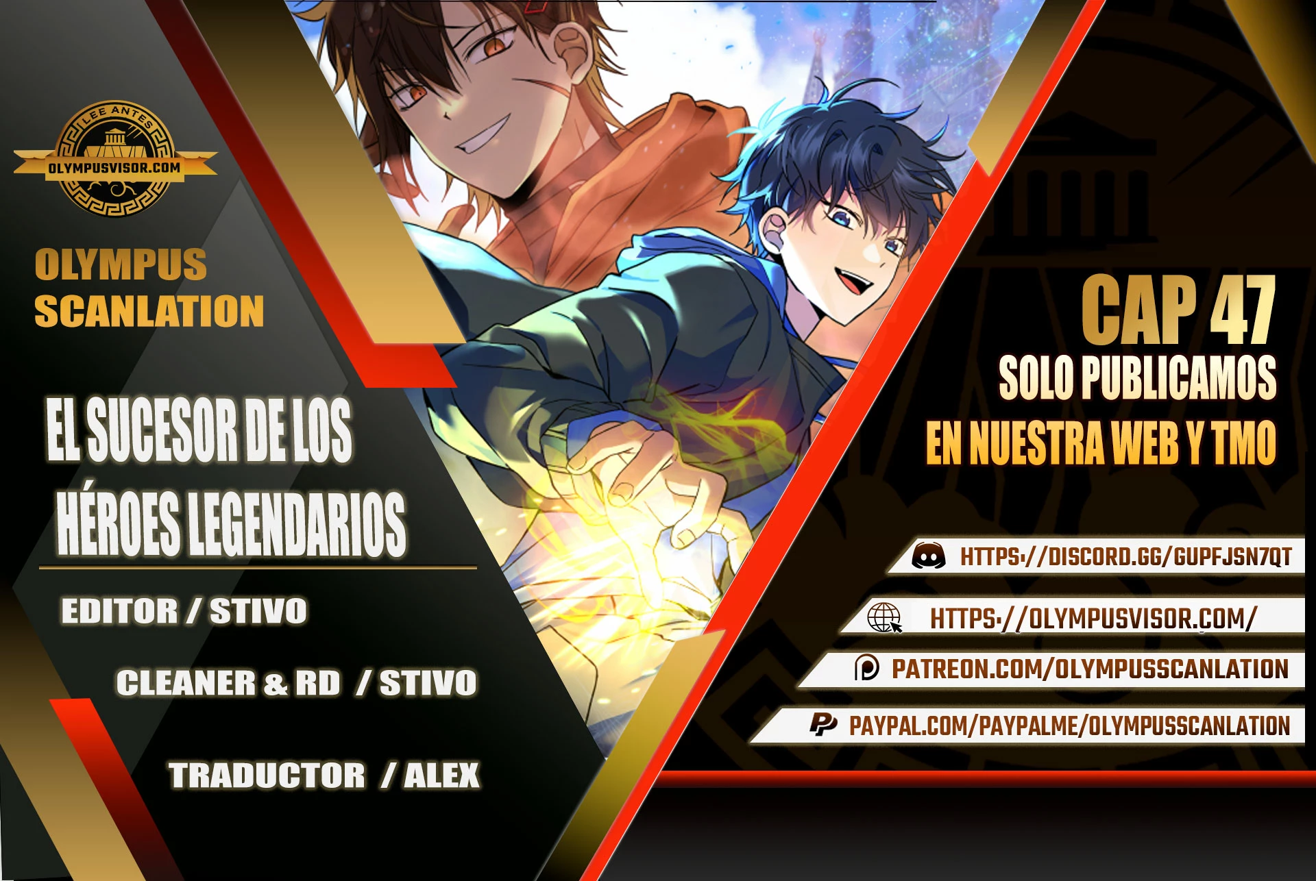 El sucesor de los Héroes Legendarios > Capitulo 47 > Page 01