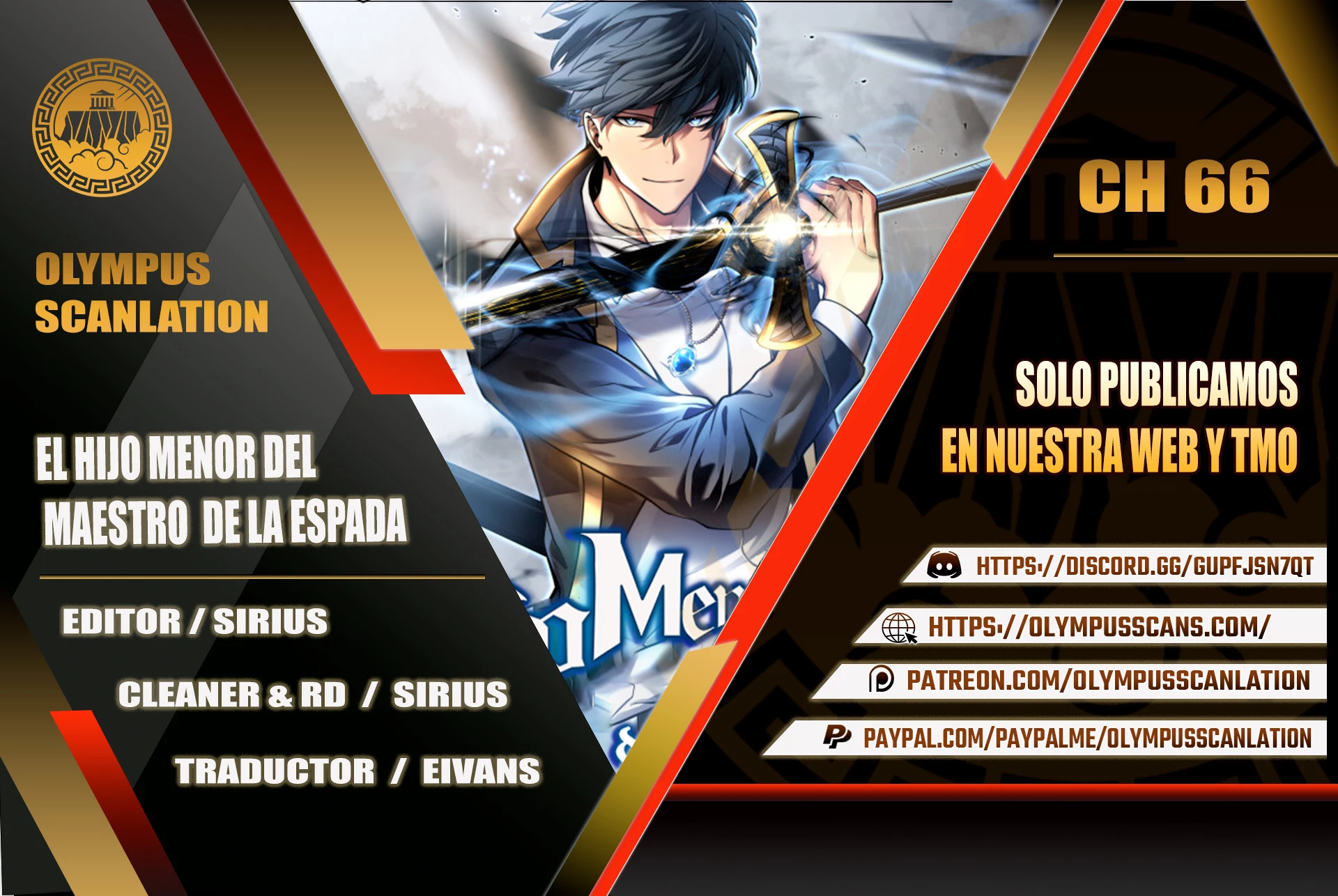 El hijo menor del maestro de la espada > Capitulo 66 > Page 01