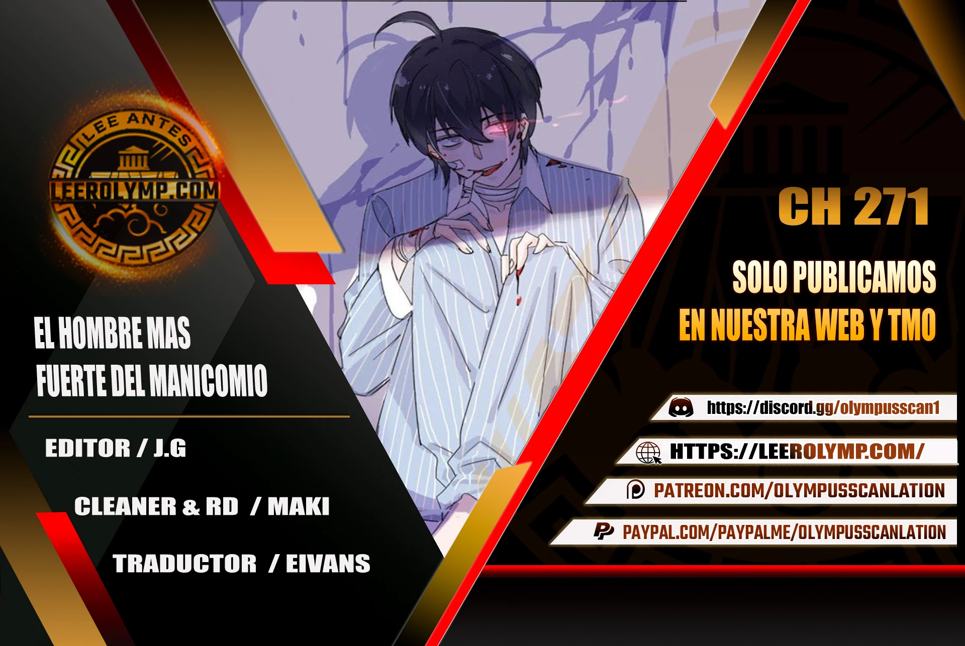 El hombre mas fuerte del manicomio > Capitulo 271 > Page 01