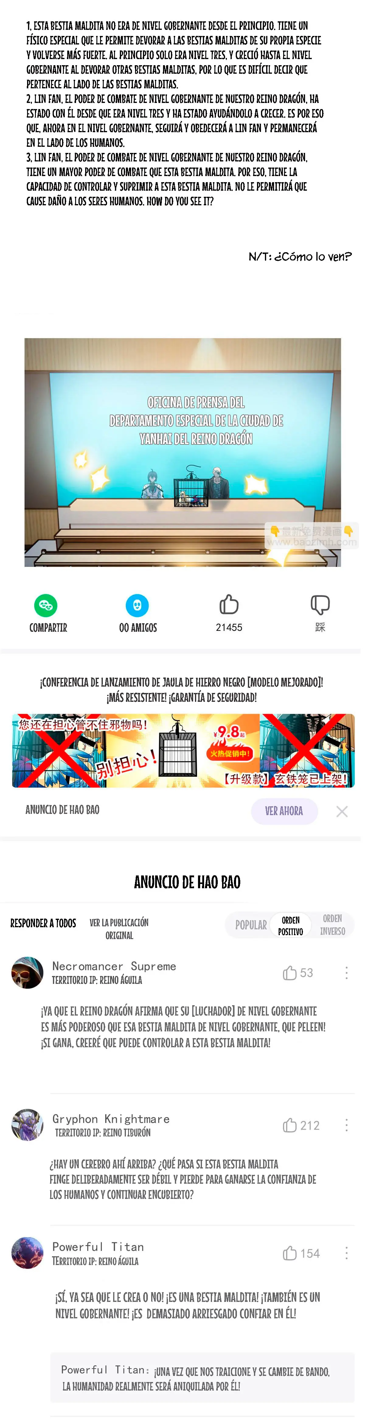 El hombre mas fuerte del manicomio > Capitulo 312 > Page 111