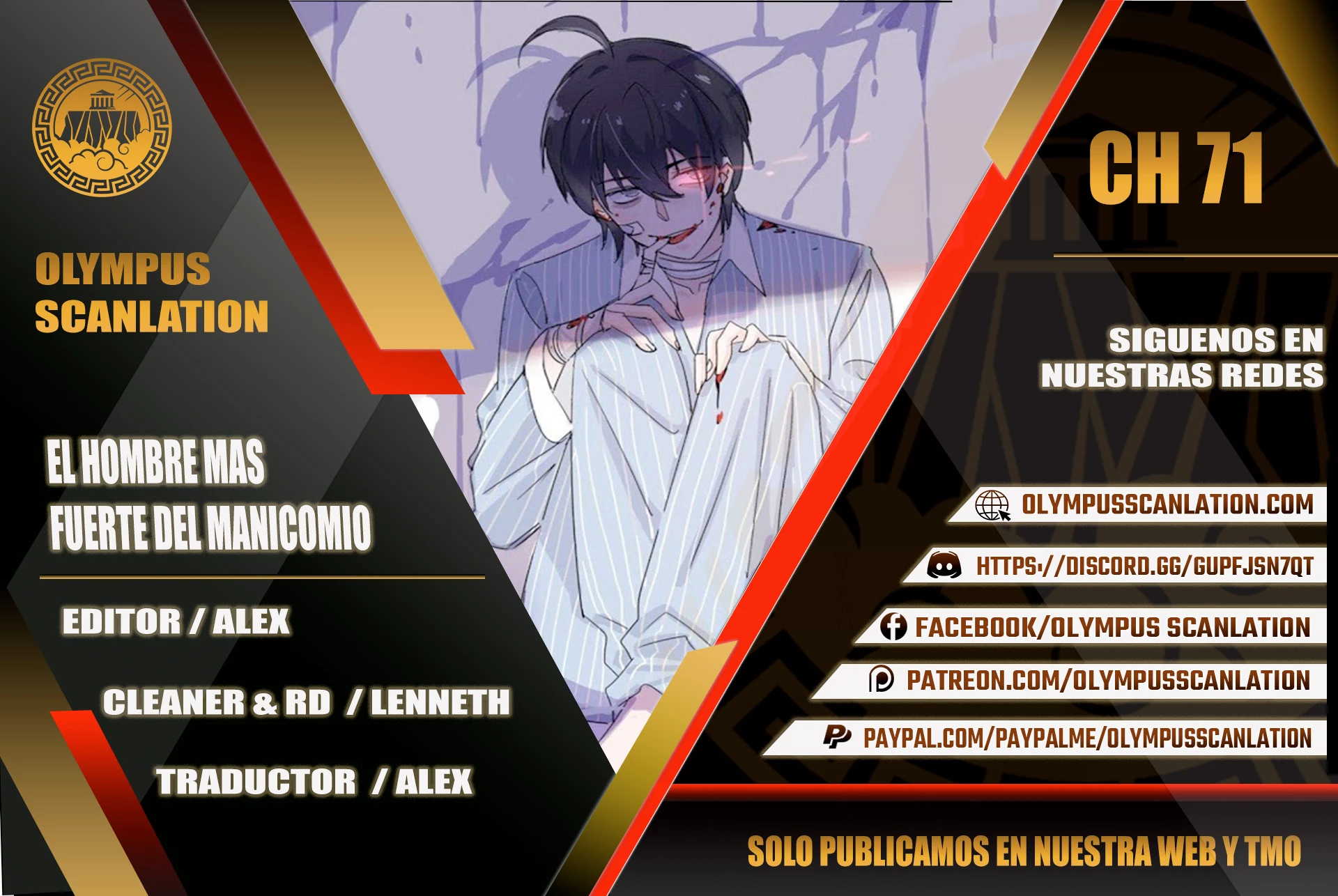 El hombre mas fuerte del manicomio > Capitulo 71 > Page 01