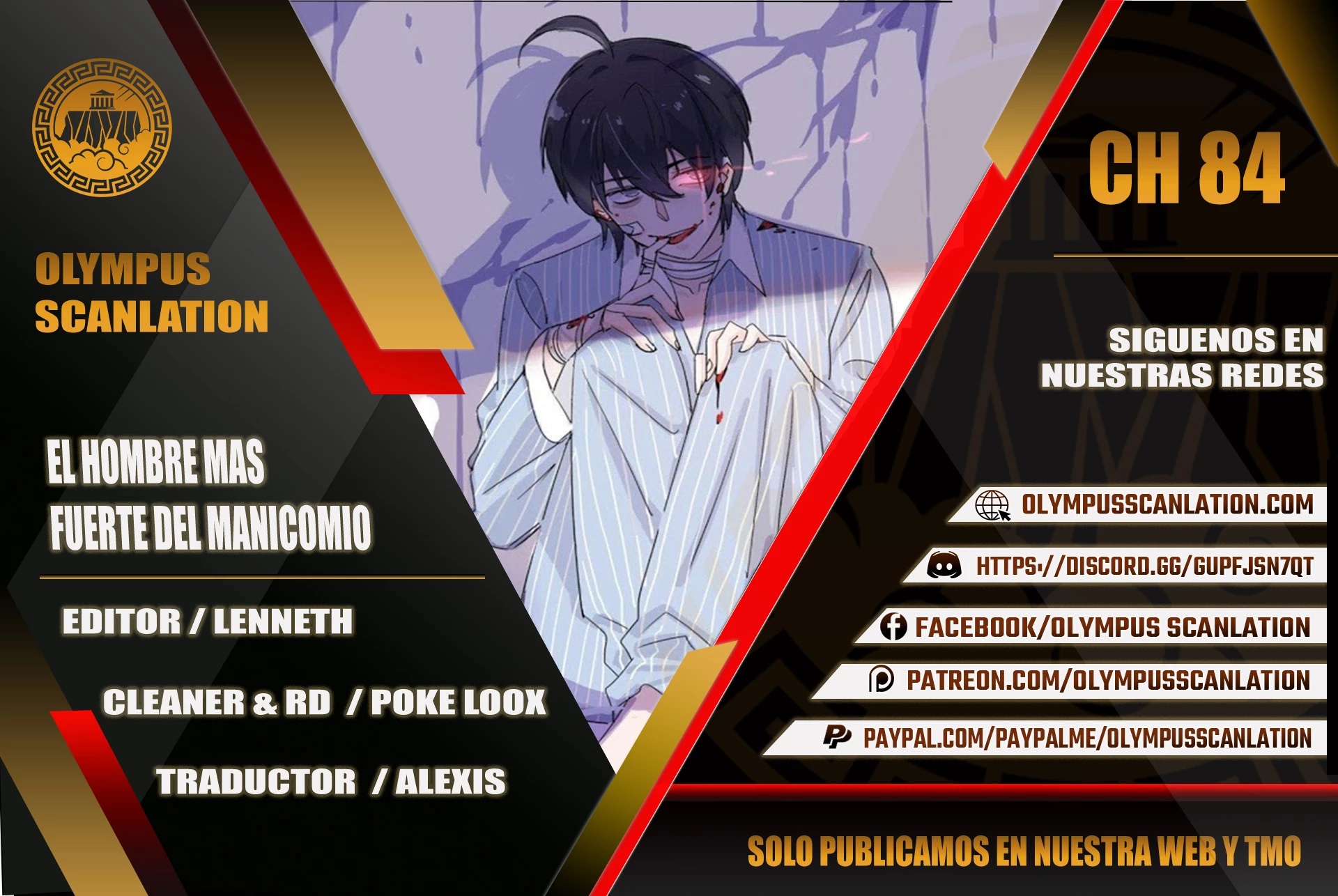 El hombre mas fuerte del manicomio > Capitulo 84 > Page 01