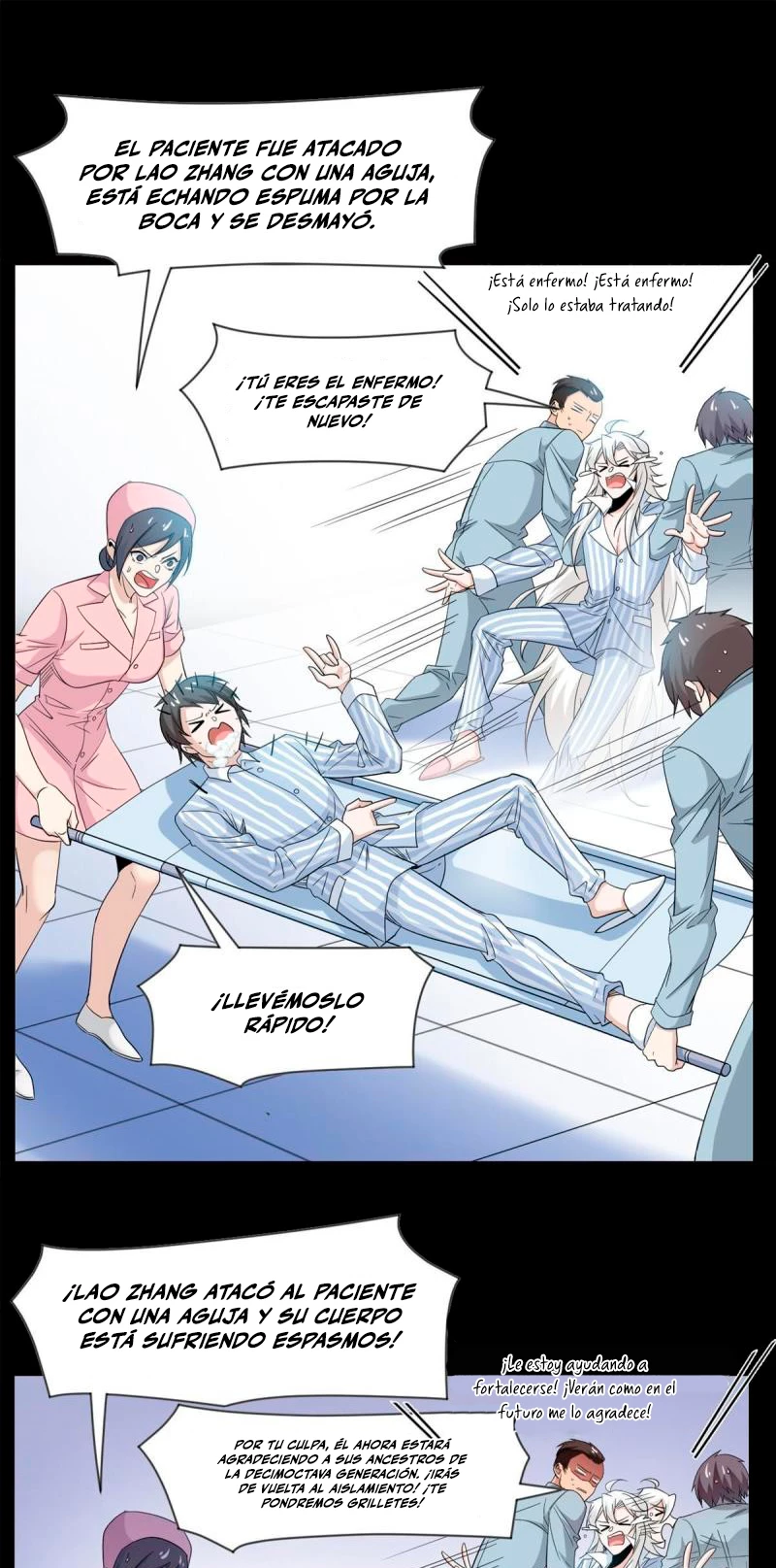 El hombre mas fuerte del manicomio > Capitulo 117 > Page 131