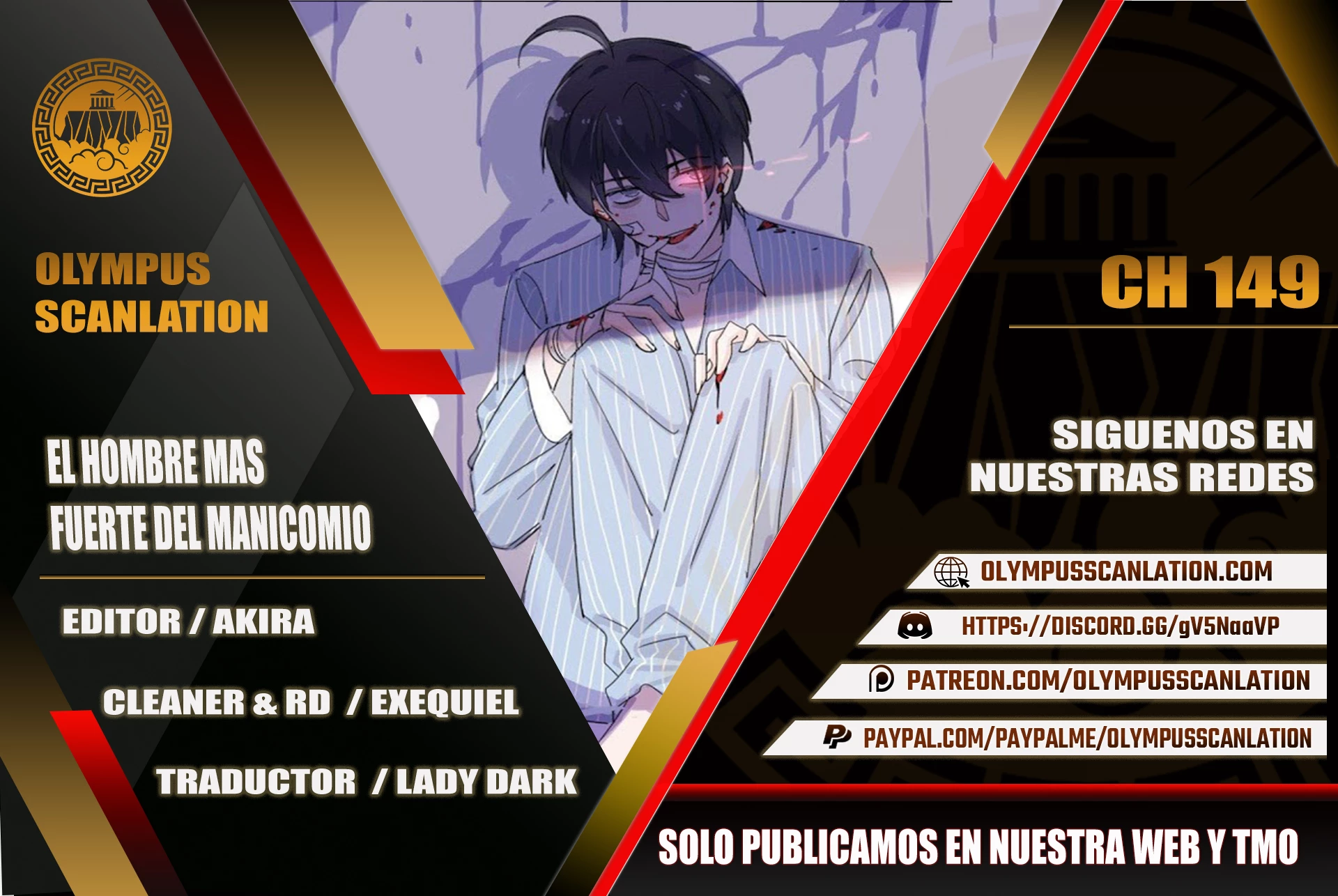 El hombre mas fuerte del manicomio > Capitulo 149 > Page 01