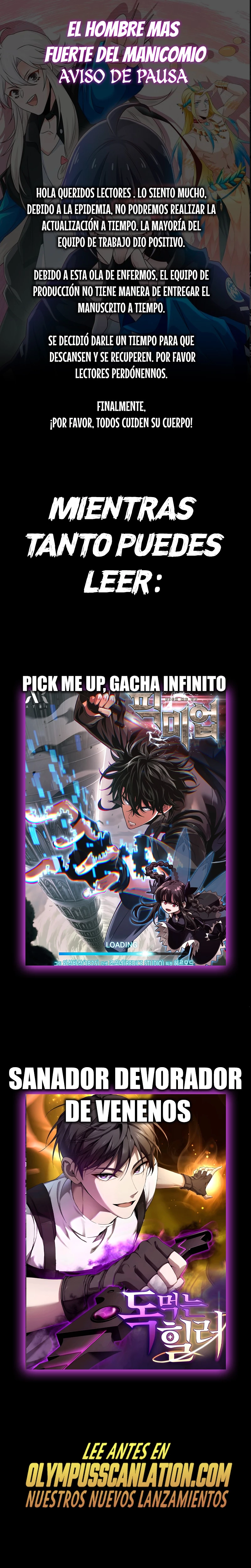 El hombre mas fuerte del manicomio > Capitulo 151.5 > Page 01