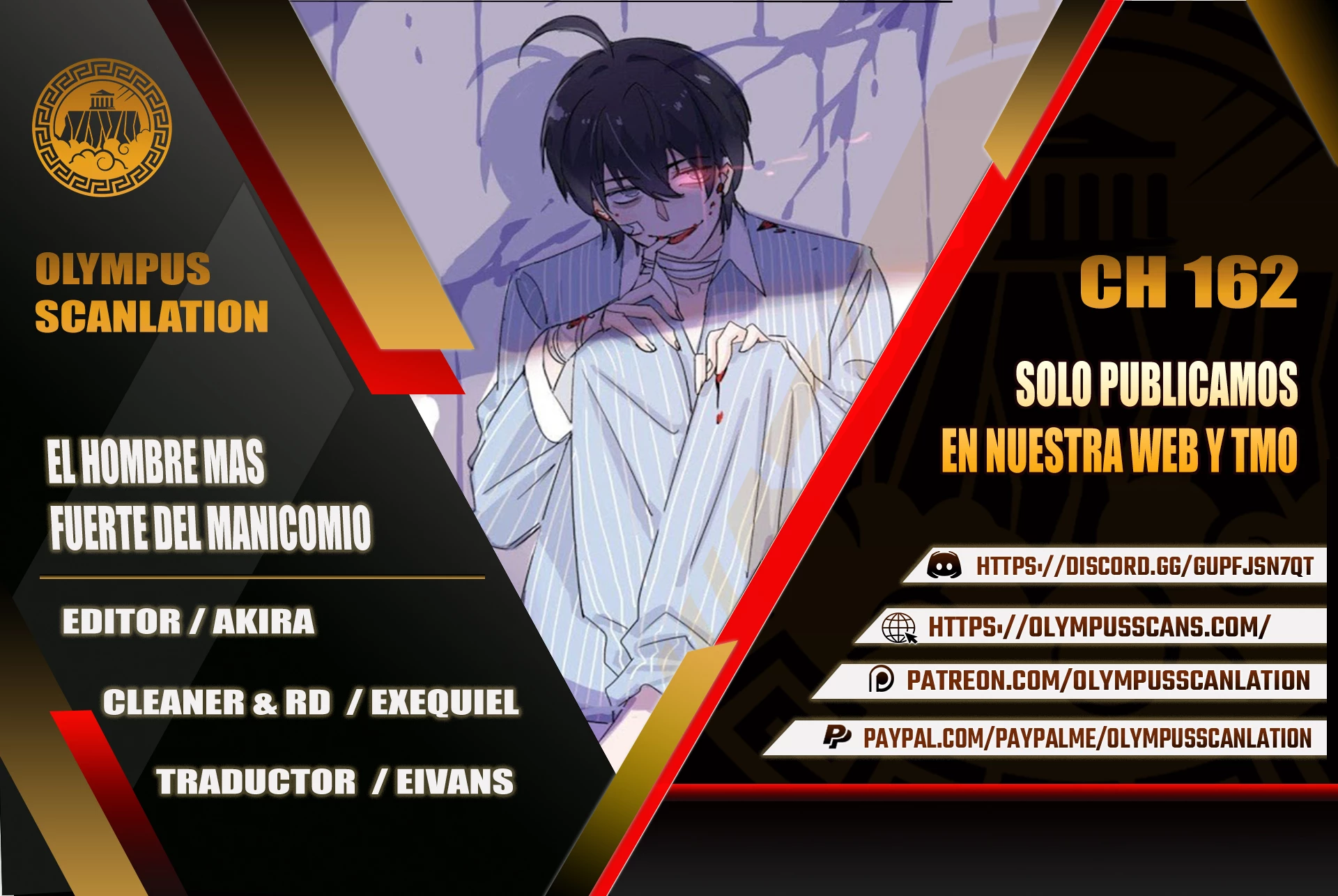 El hombre mas fuerte del manicomio > Capitulo 162 > Page 01