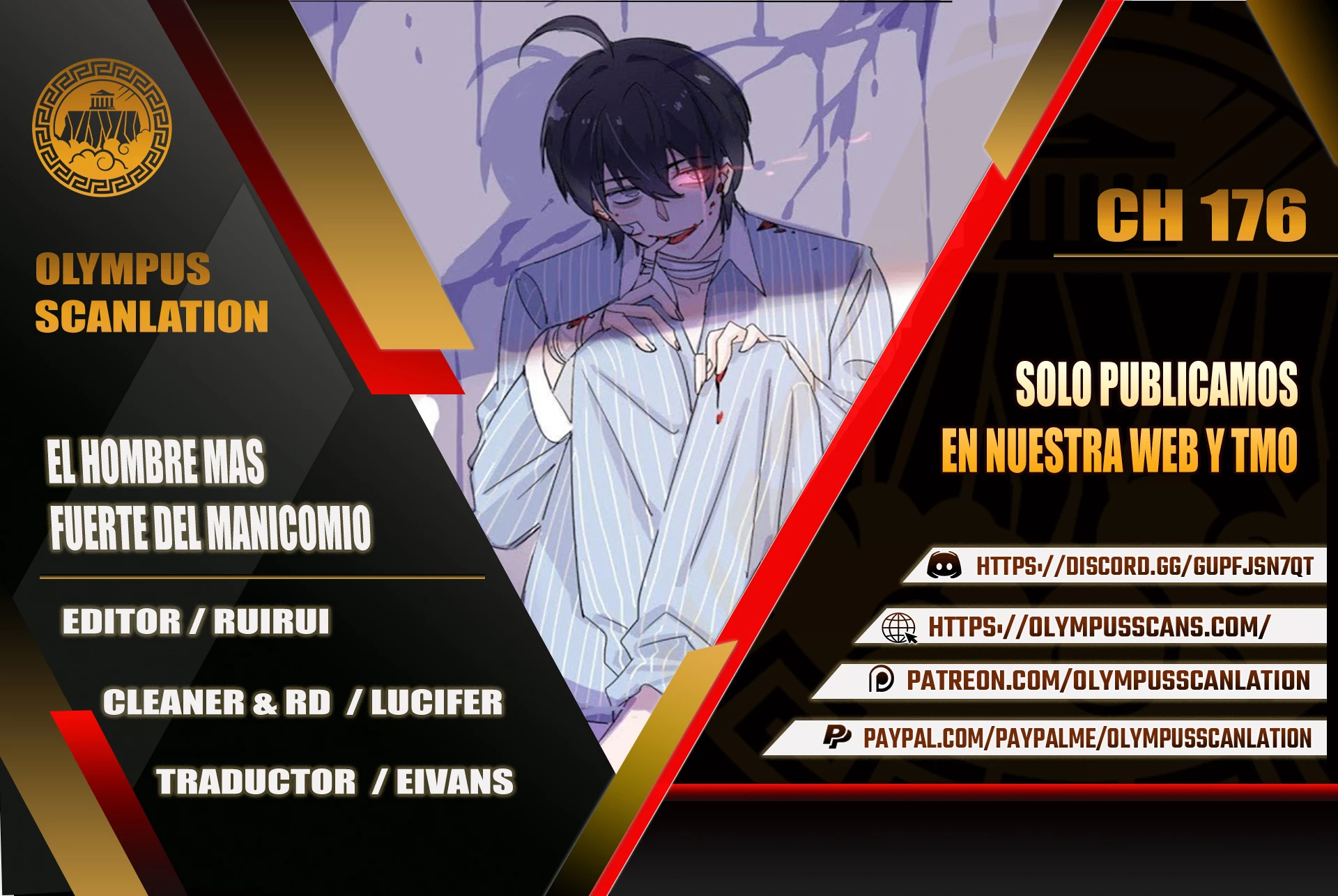 El hombre mas fuerte del manicomio > Capitulo 176 > Page 01