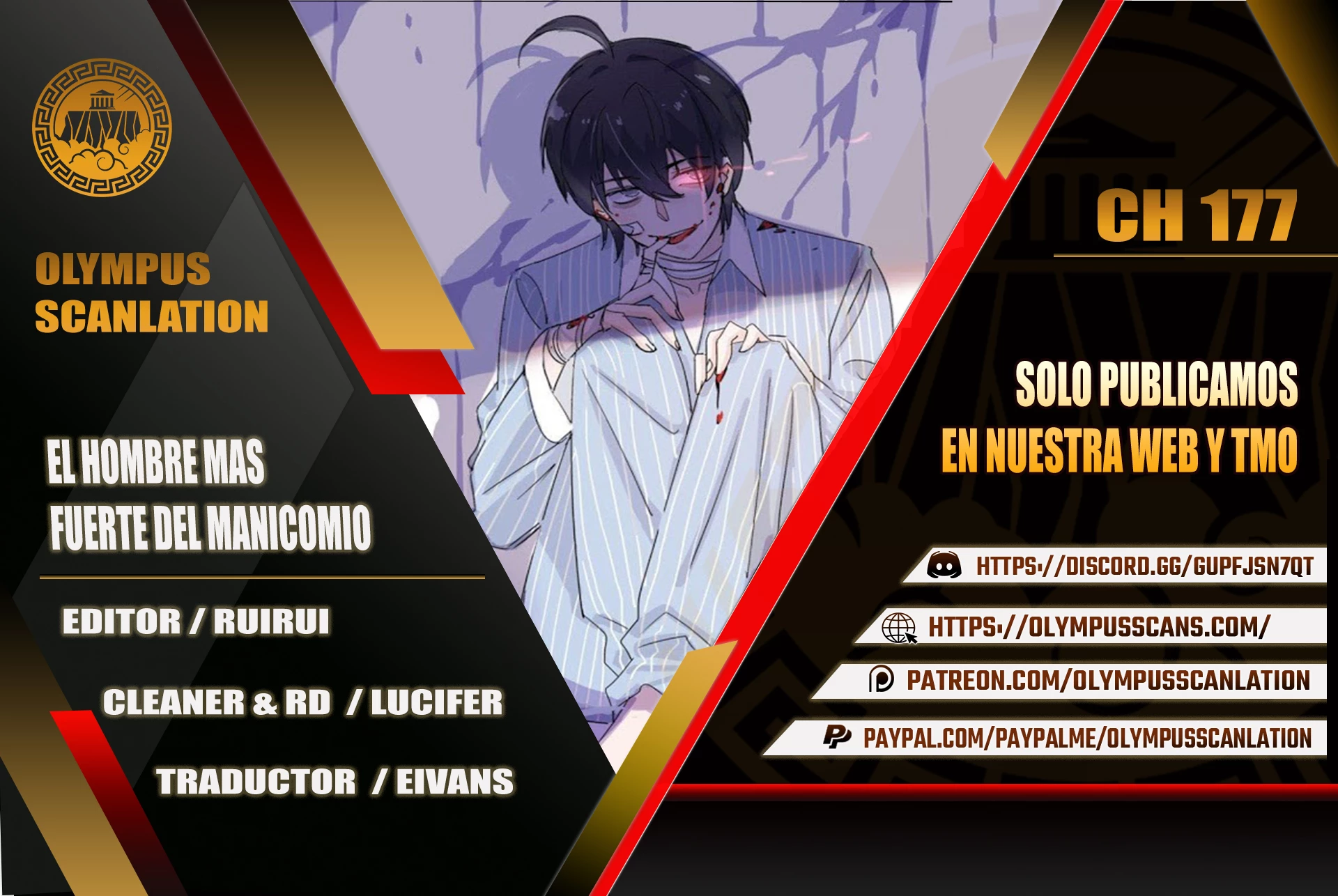 El hombre mas fuerte del manicomio > Capitulo 177 > Page 01