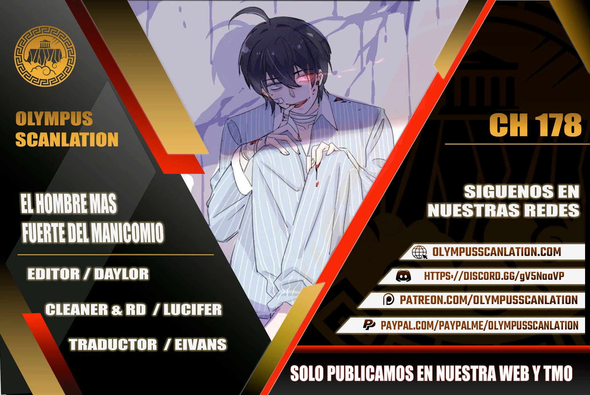 El hombre mas fuerte del manicomio > Capitulo 178 > Page 01