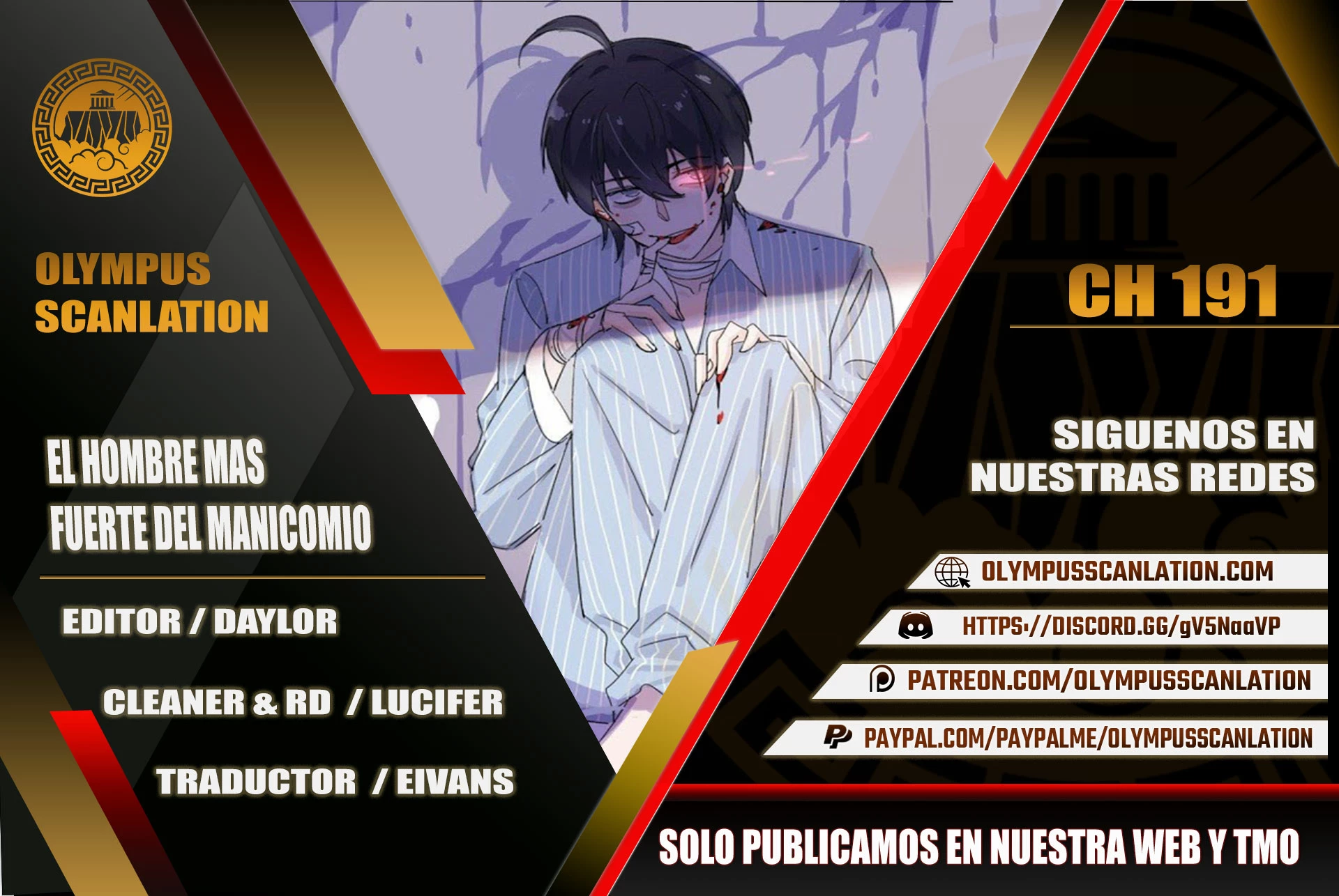 El hombre mas fuerte del manicomio > Capitulo 191 > Page 01