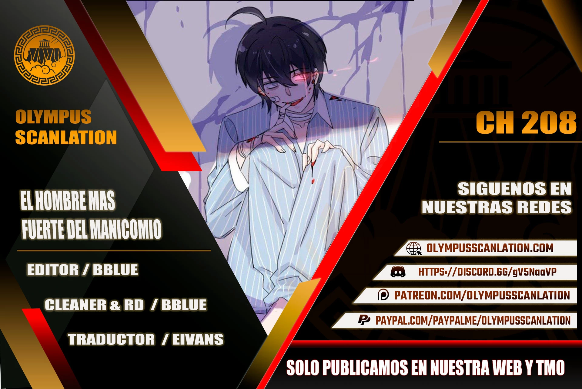 El hombre mas fuerte del manicomio > Capitulo 208 > Page 01