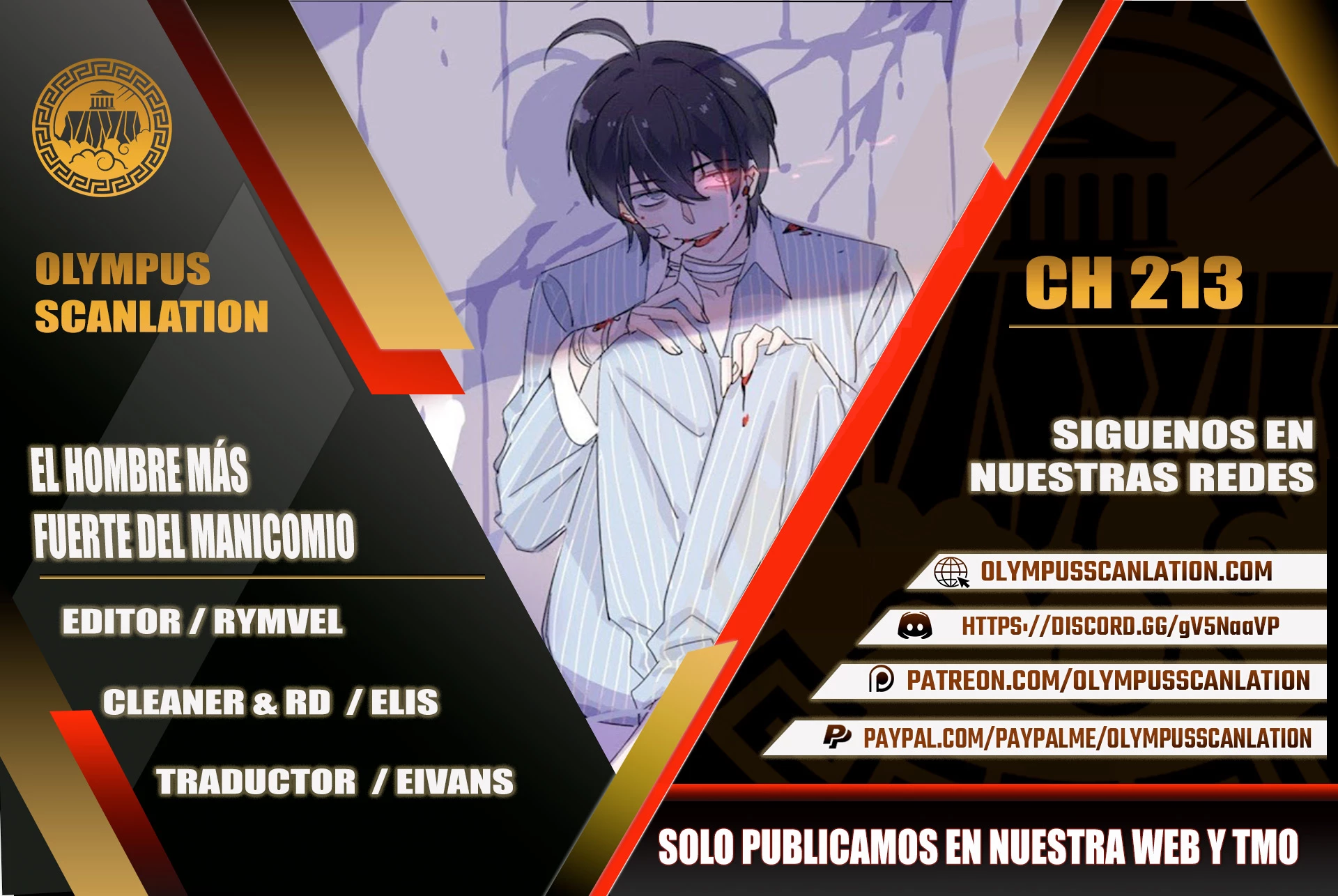 El hombre mas fuerte del manicomio > Capitulo 213 > Page 01