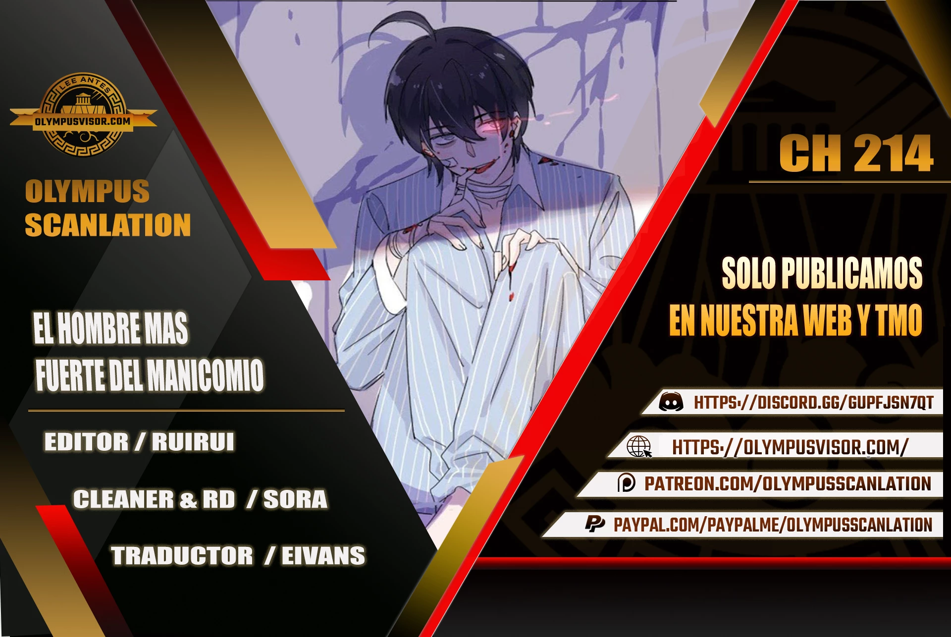 El hombre mas fuerte del manicomio > Capitulo 214 > Page 01