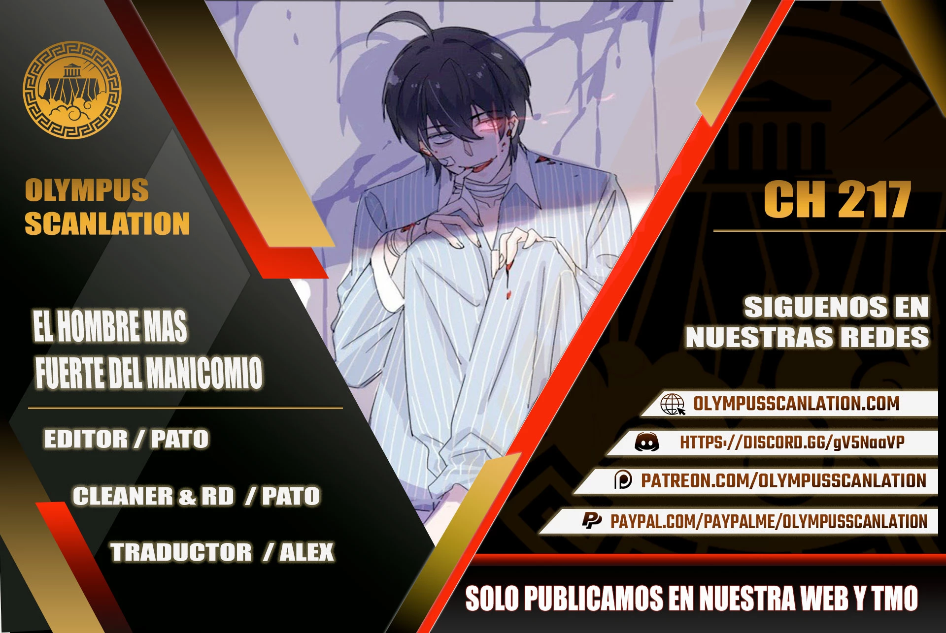 El hombre mas fuerte del manicomio > Capitulo 217 > Page 01