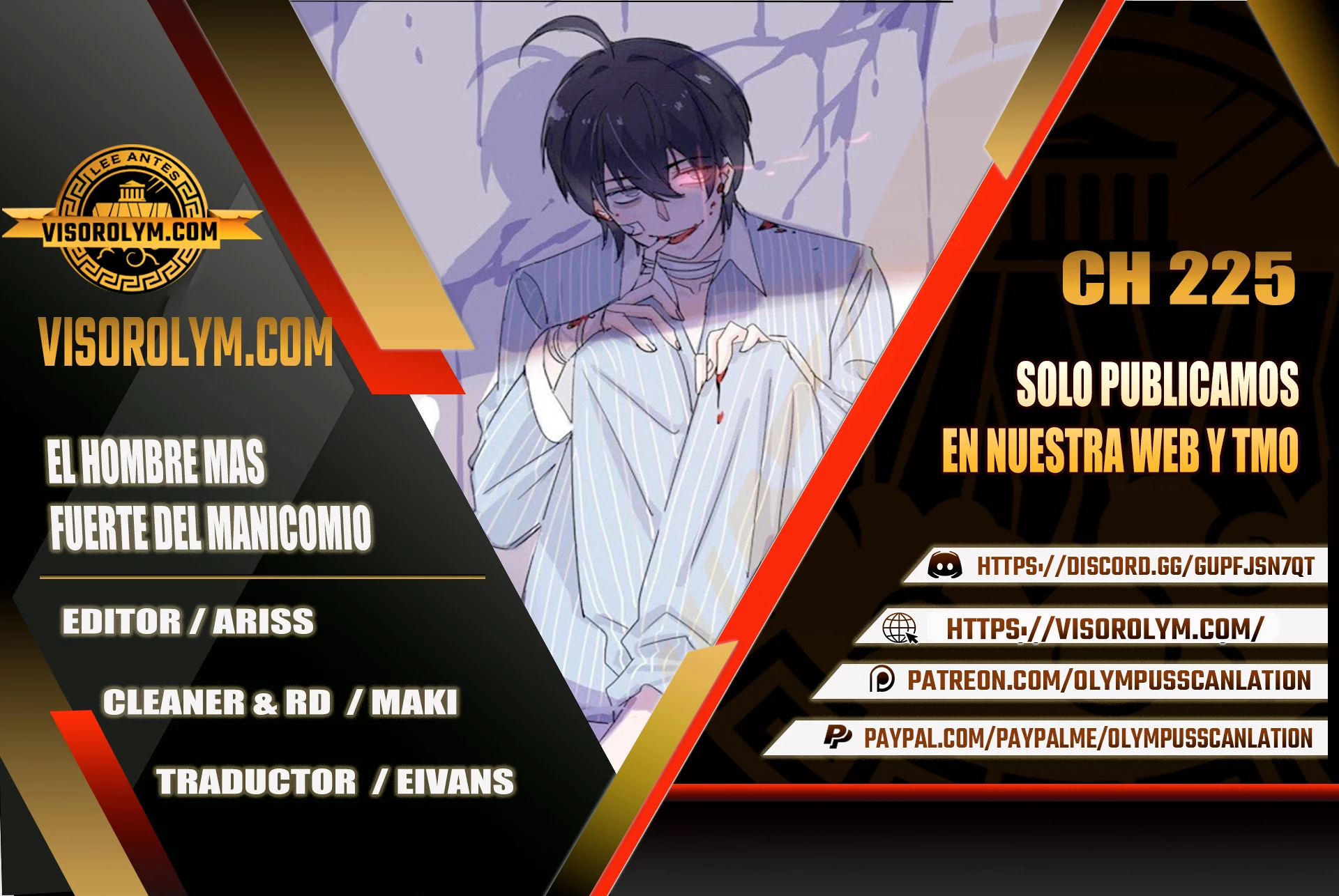 El hombre mas fuerte del manicomio > Capitulo 225 > Page 01