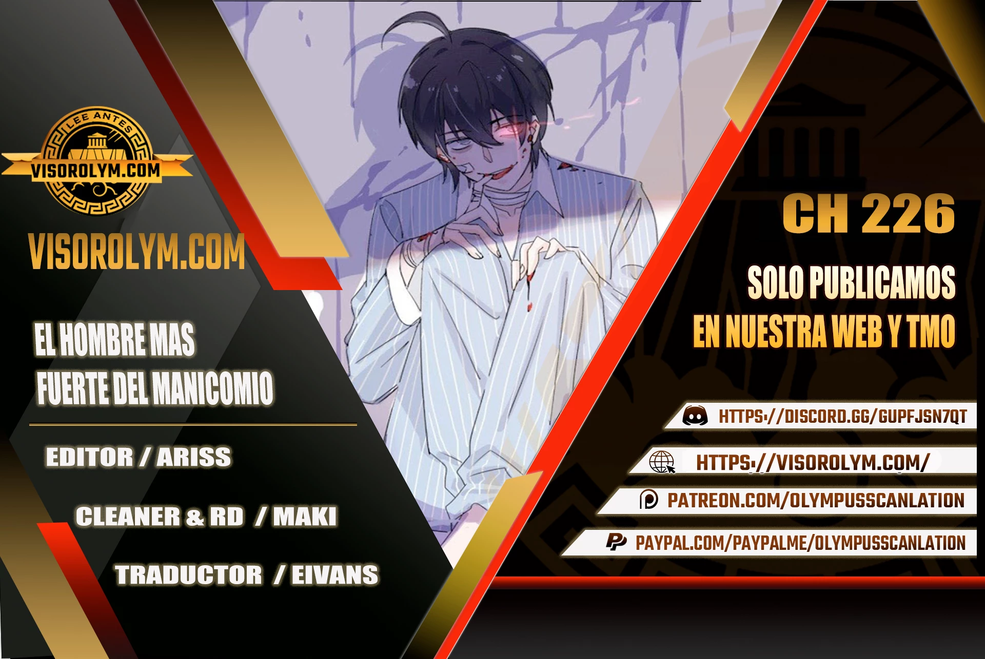 El hombre mas fuerte del manicomio > Capitulo 226 > Page 01