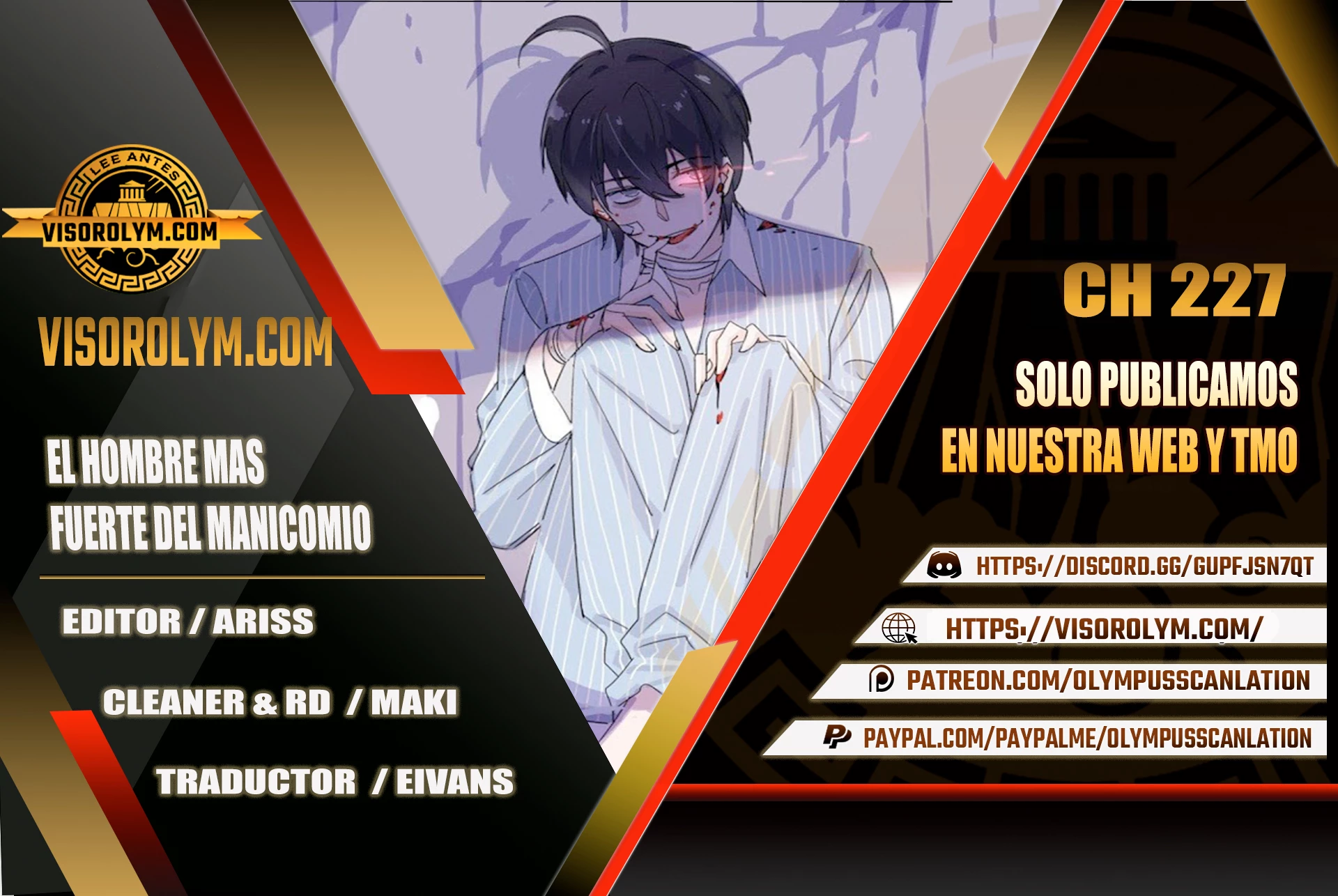 El hombre mas fuerte del manicomio > Capitulo 227 > Page 01