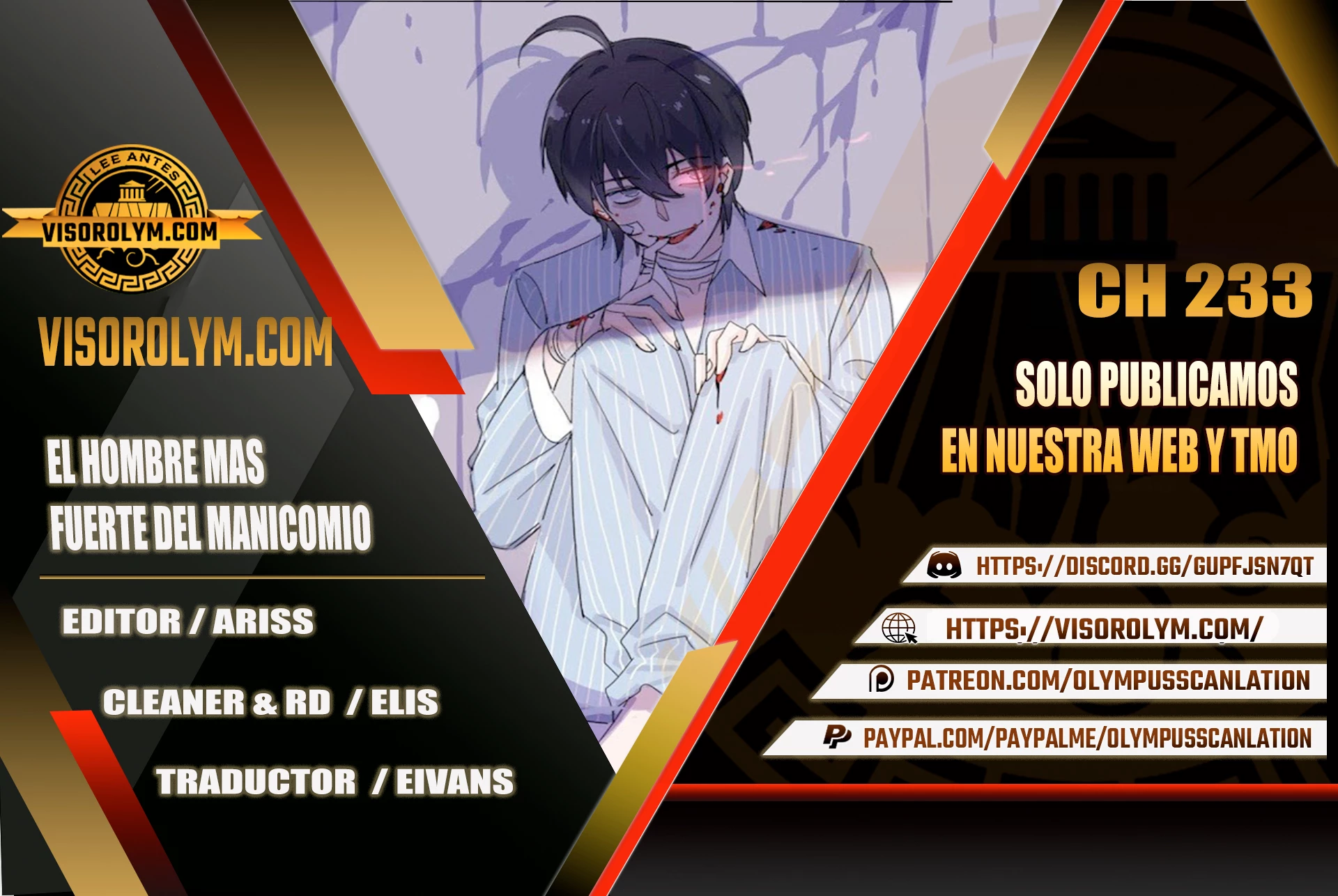 El hombre mas fuerte del manicomio > Capitulo 233 > Page 01