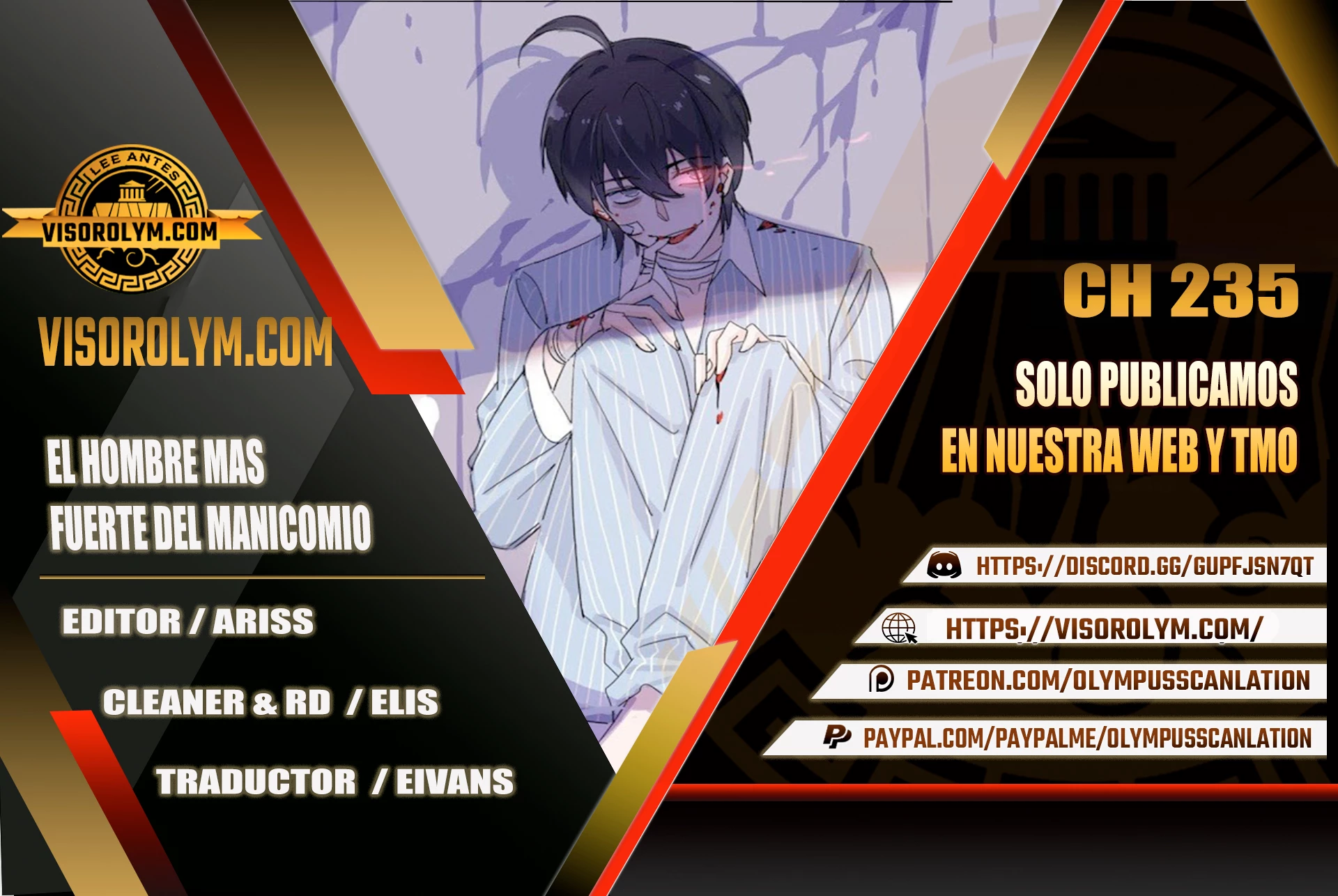 El hombre mas fuerte del manicomio > Capitulo 235 > Page 01