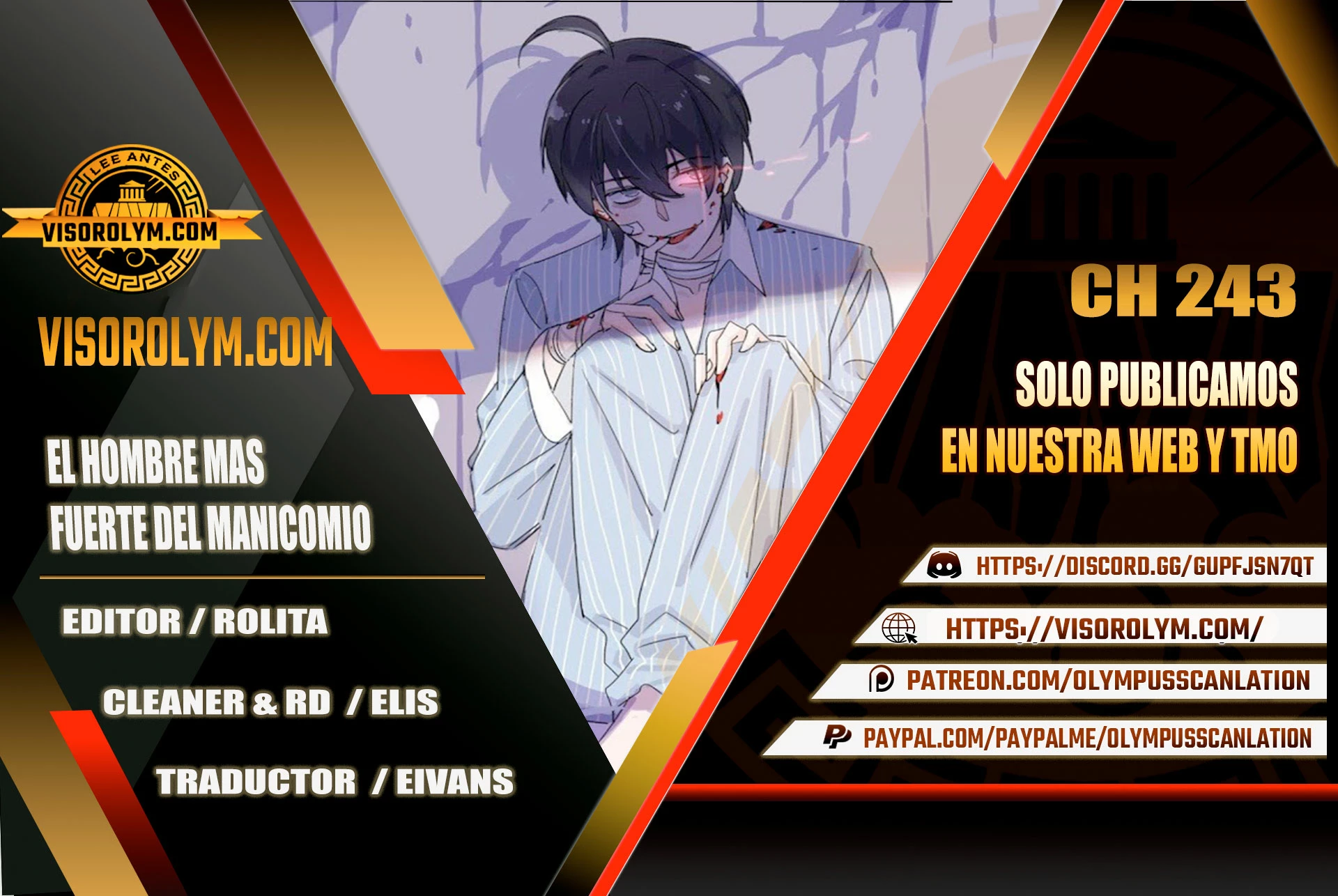 El hombre mas fuerte del manicomio > Capitulo 243 > Page 01