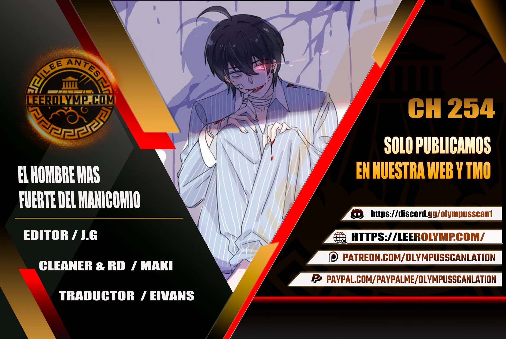 El hombre mas fuerte del manicomio > Capitulo 254 > Page 01