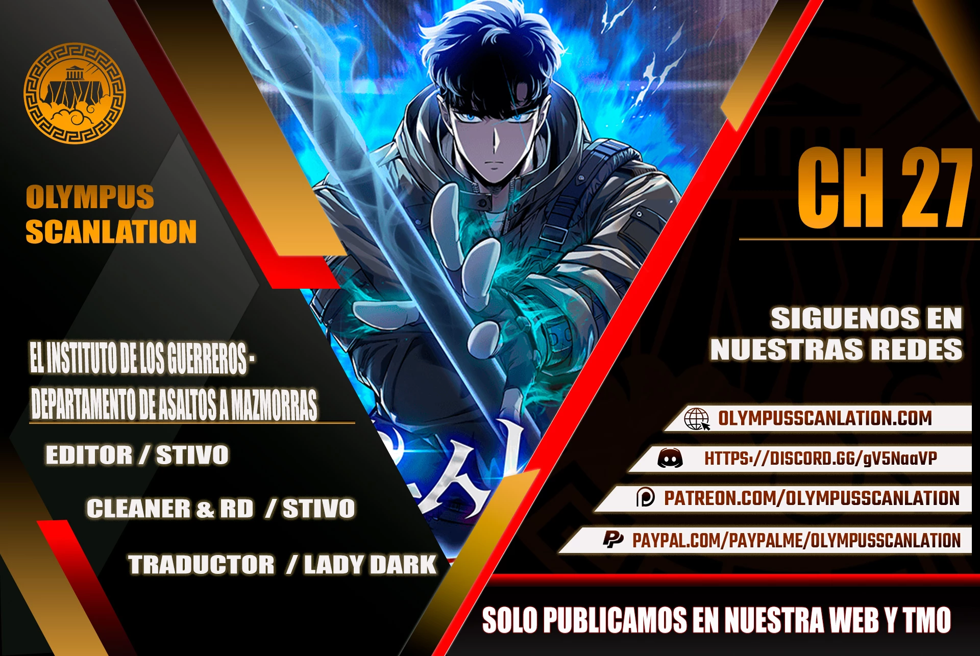 El instituto de los guerreros - Departamento de asaltos a mazmorras > Capitulo 27 > Page 01