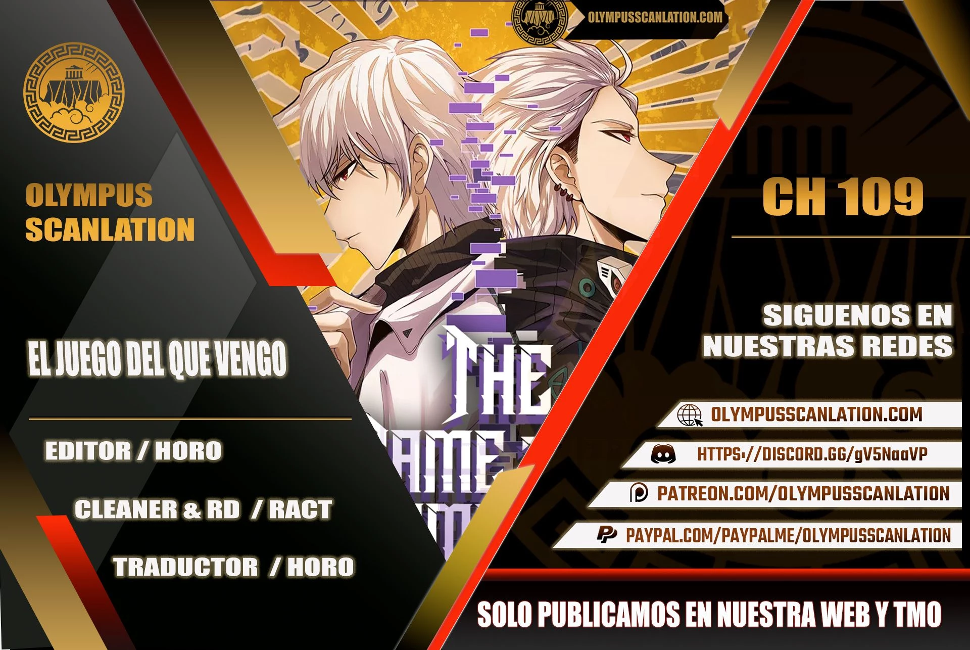 El juego del que vengo > Capitulo 109 > Page 01