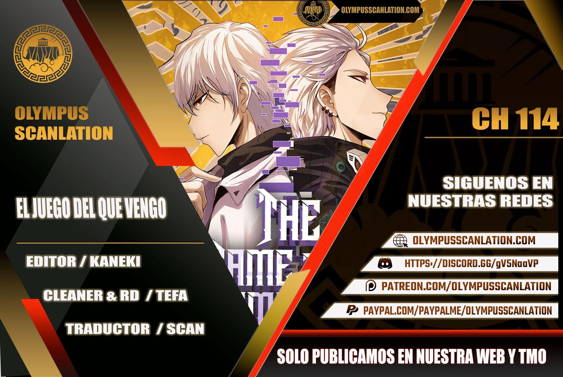 El juego del que vengo > Capitulo 114 > Page 01