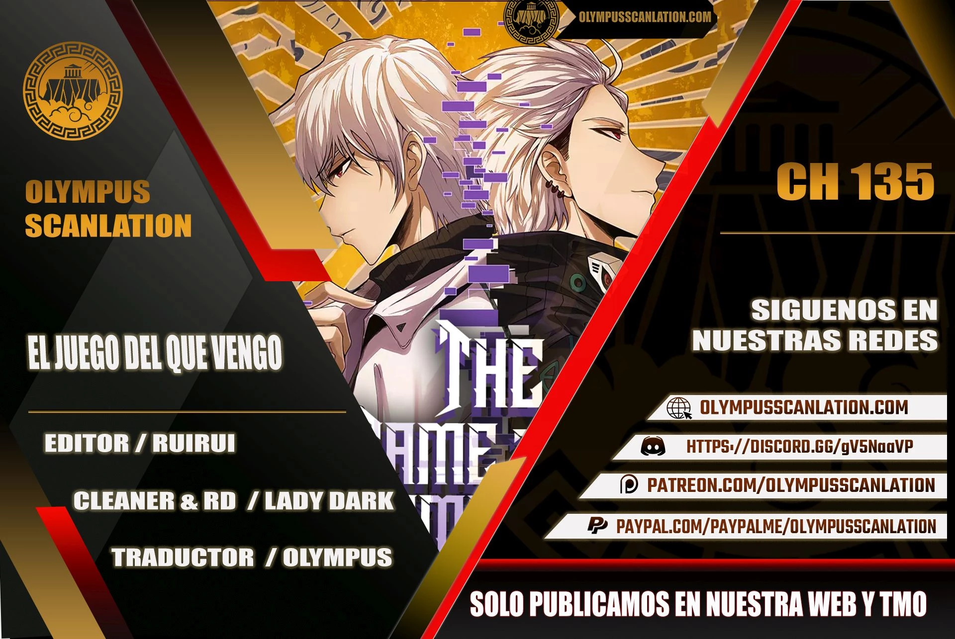 El juego del que vengo > Capitulo 135 > Page 01