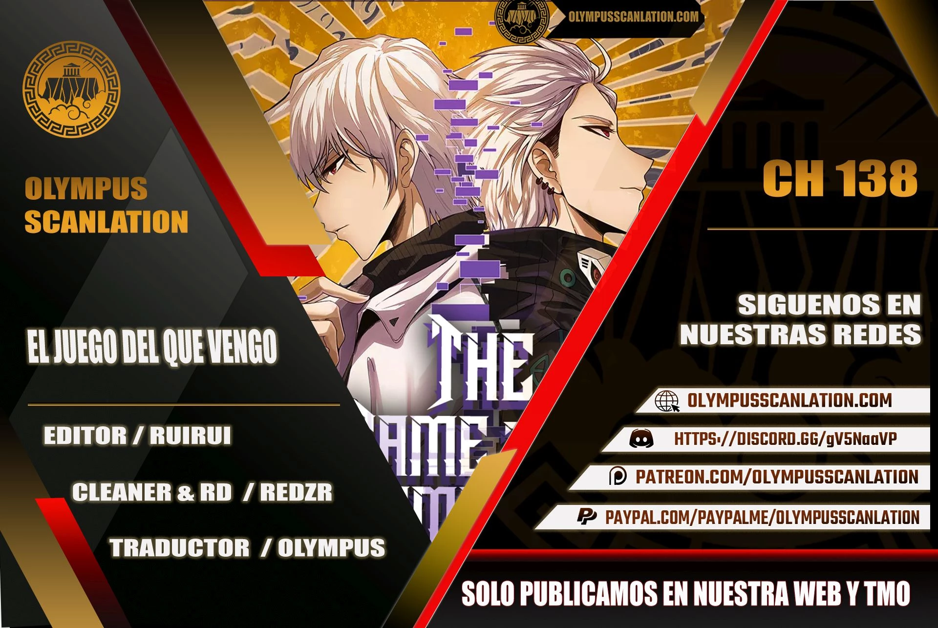 El juego del que vengo > Capitulo 138 > Page 01