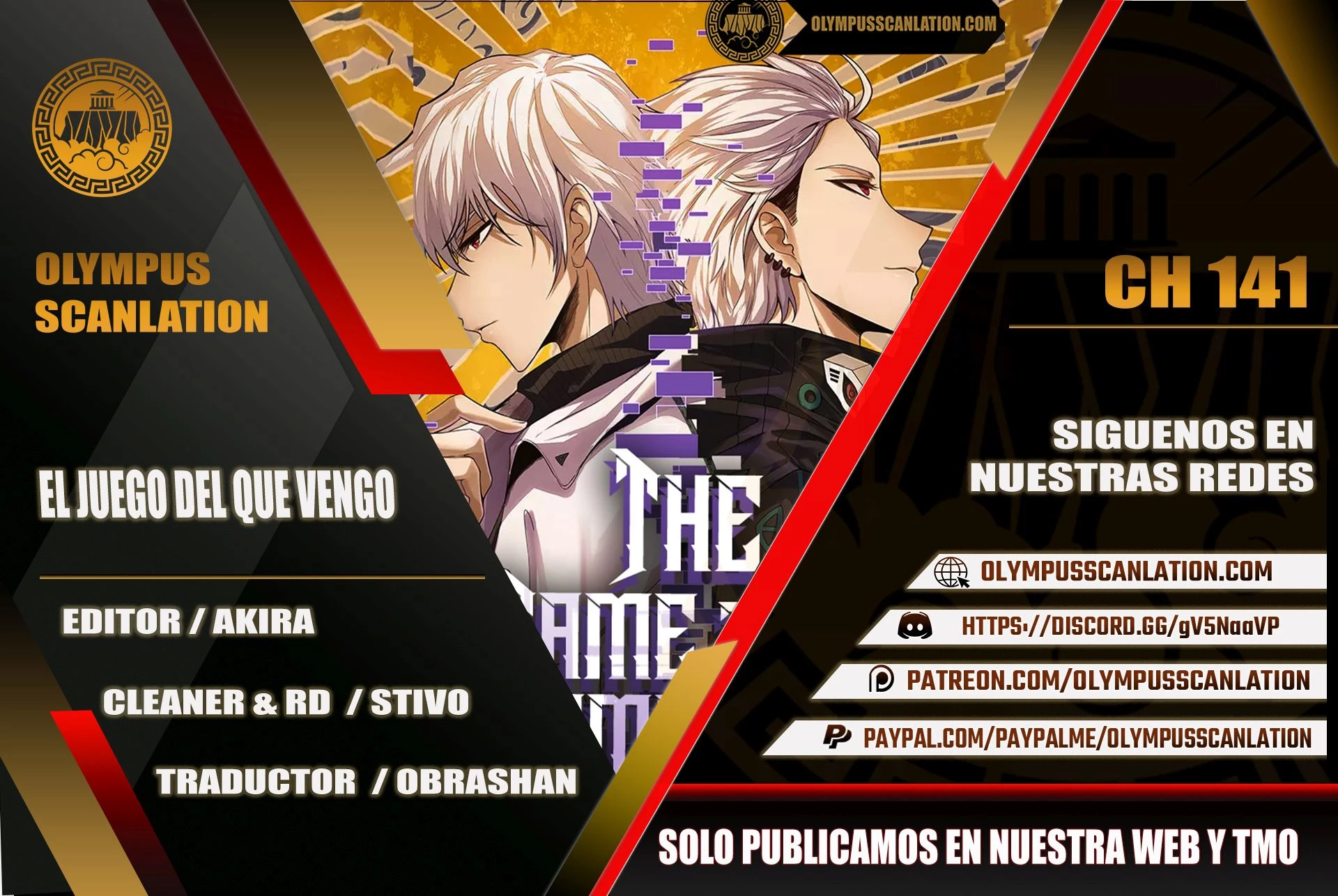 El juego del que vengo > Capitulo 141 > Page 01