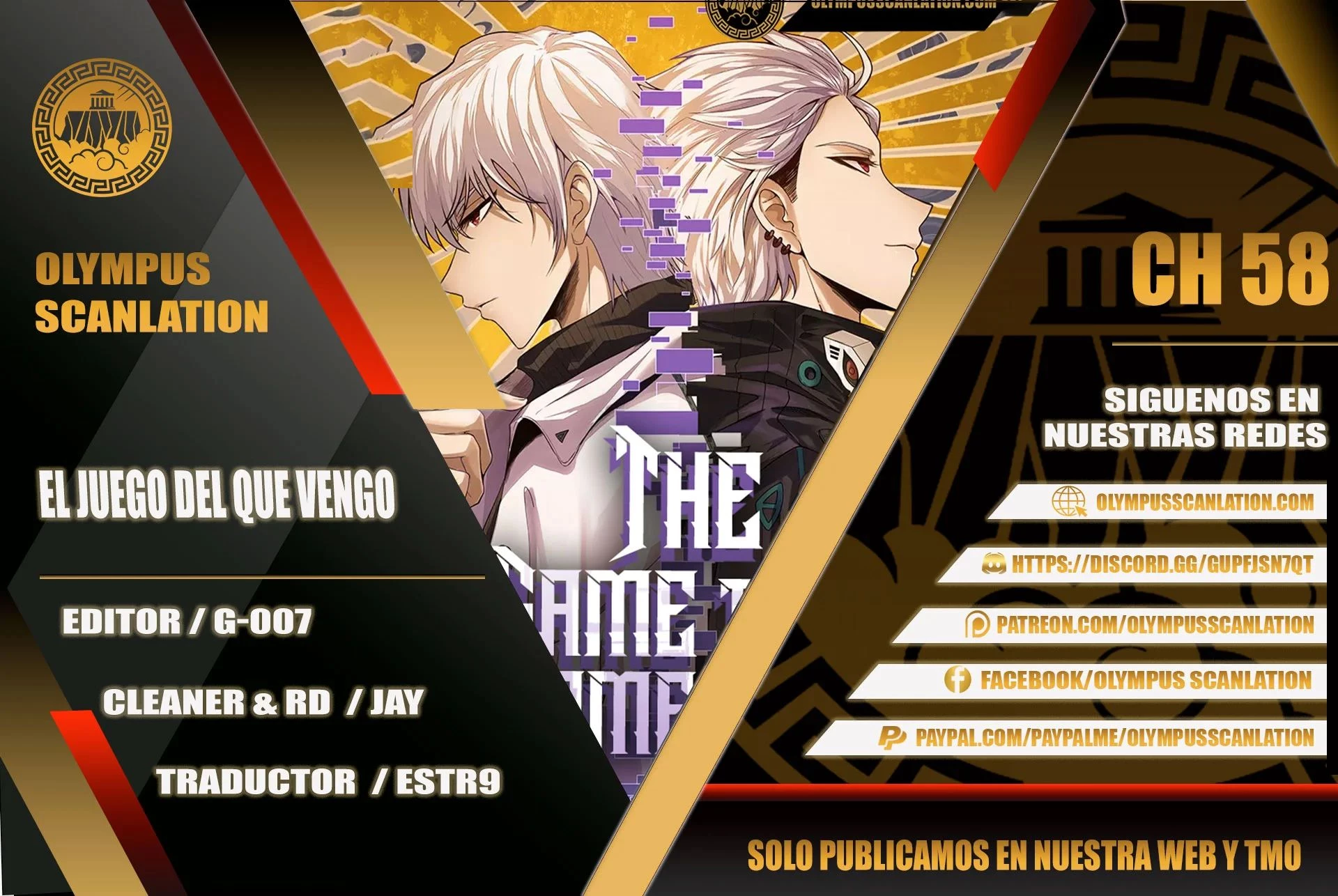 El juego del que vengo > Capitulo 58 > Page 01