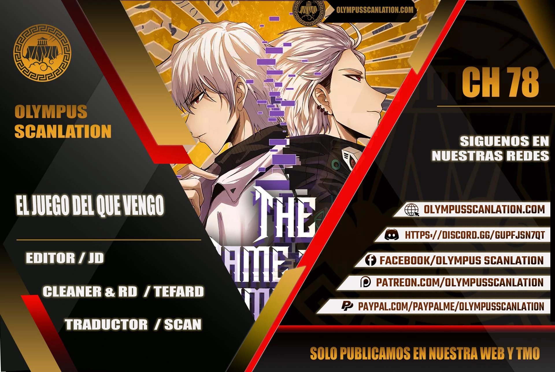 El juego del que vengo > Capitulo 78 > Page 01