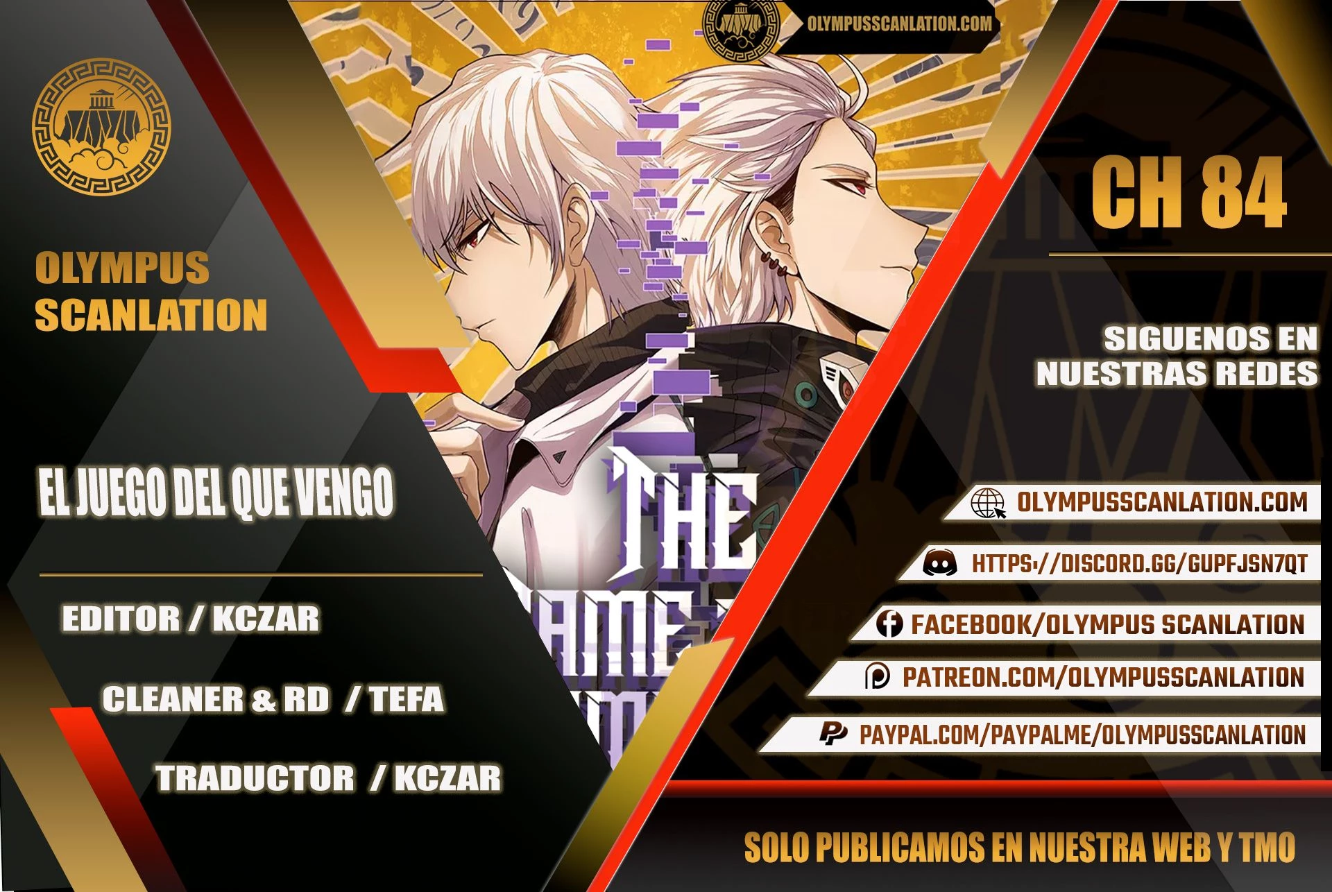 El juego del que vengo > Capitulo 84 > Page 01