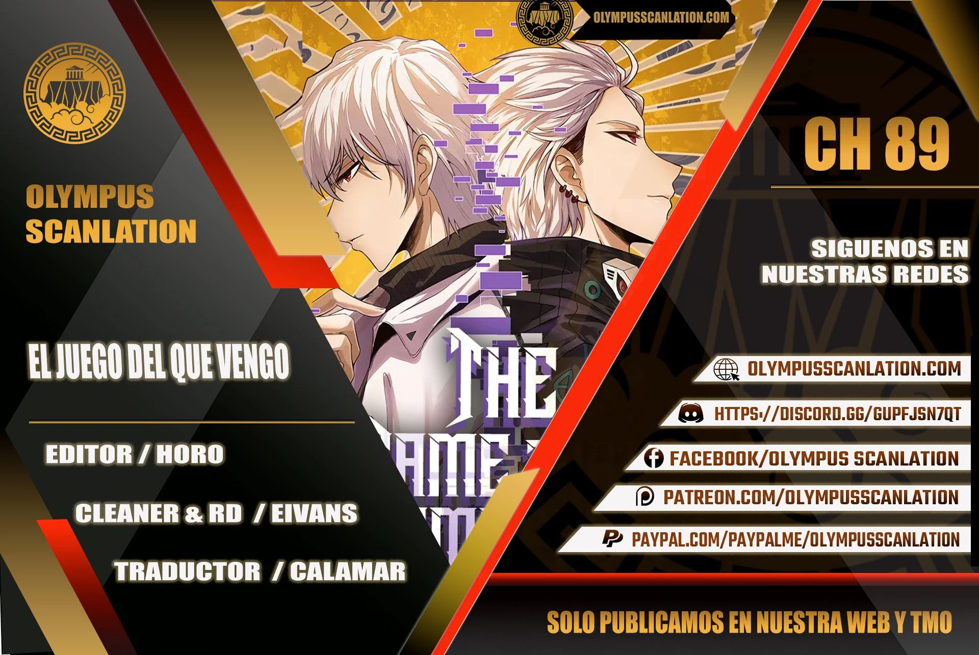 El juego del que vengo > Capitulo 89 > Page 01