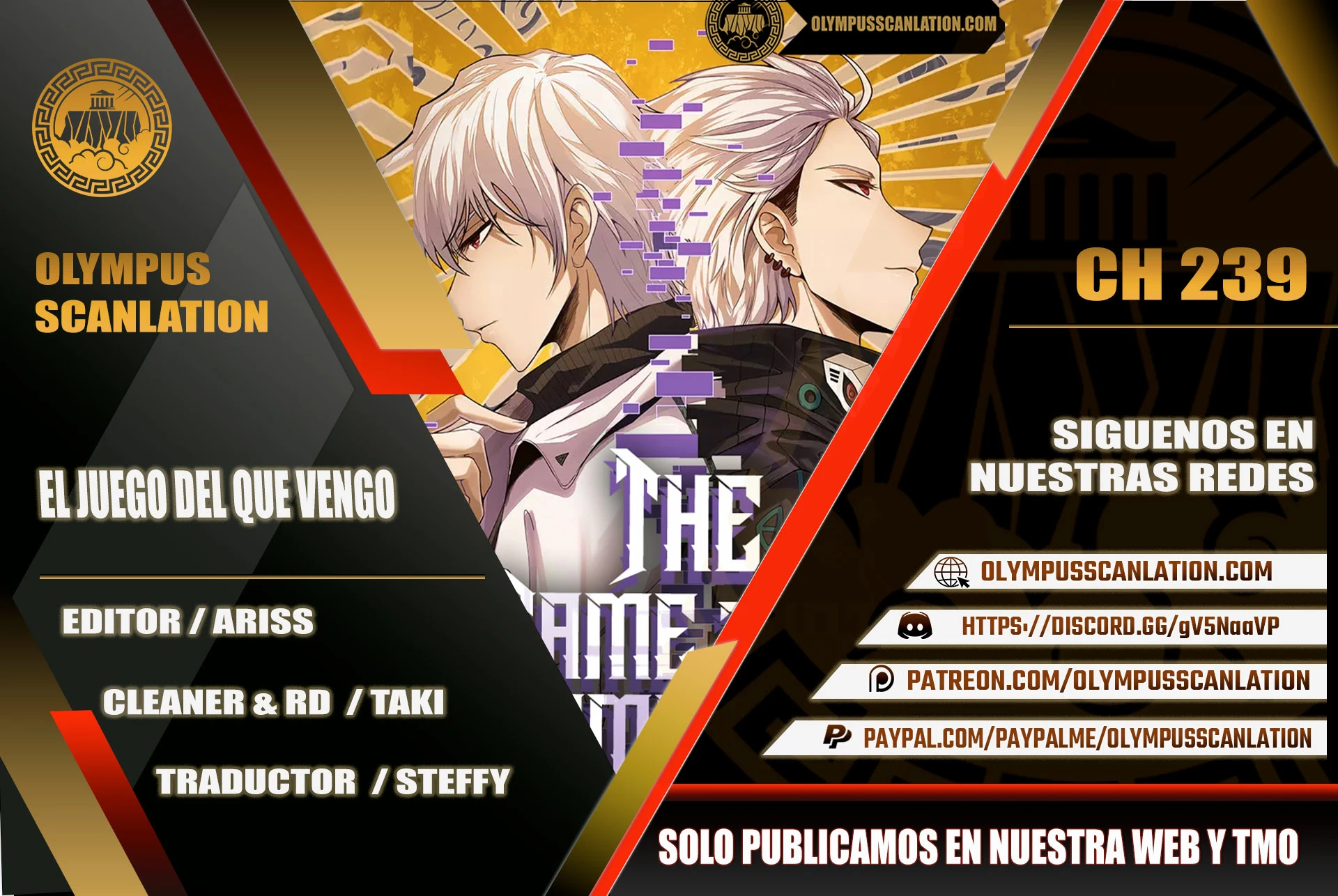 El juego del que vengo > Capitulo 239 > Page 01