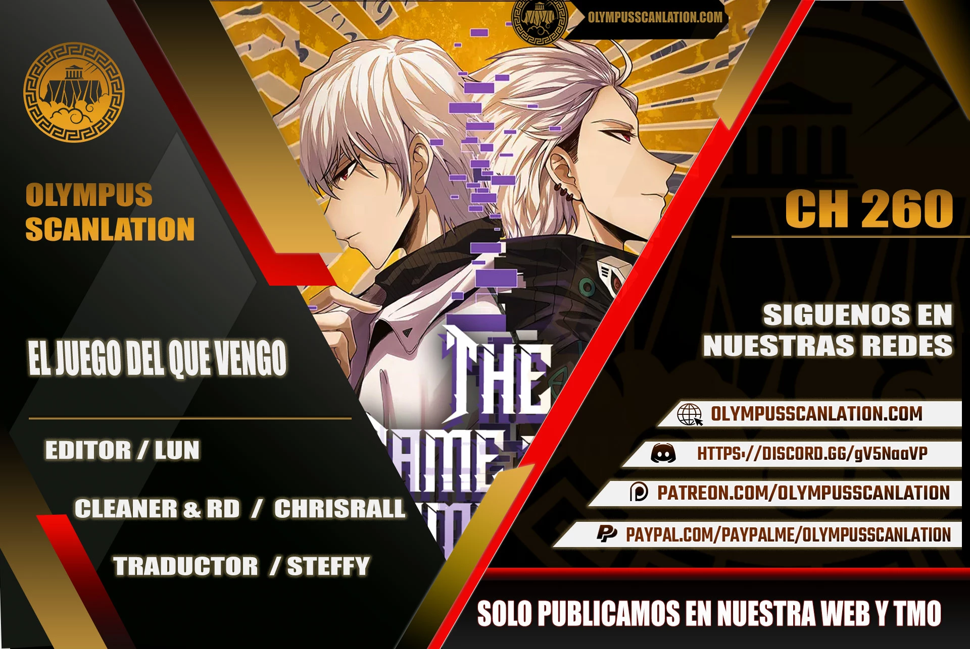 El juego del que vengo > Capitulo 260 > Page 01