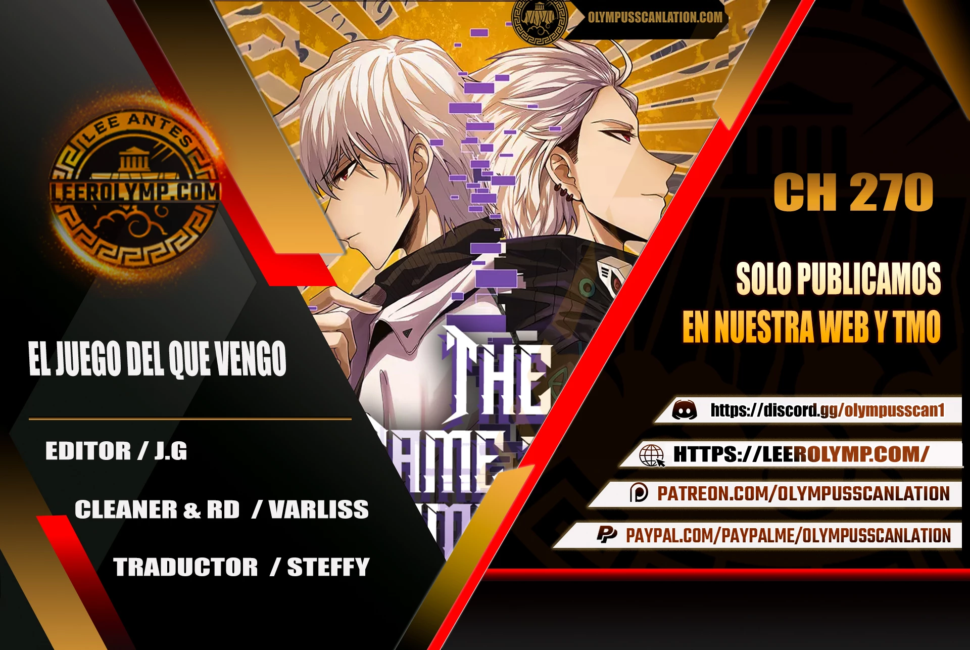 El juego del que vengo > Capitulo 270 > Page 01