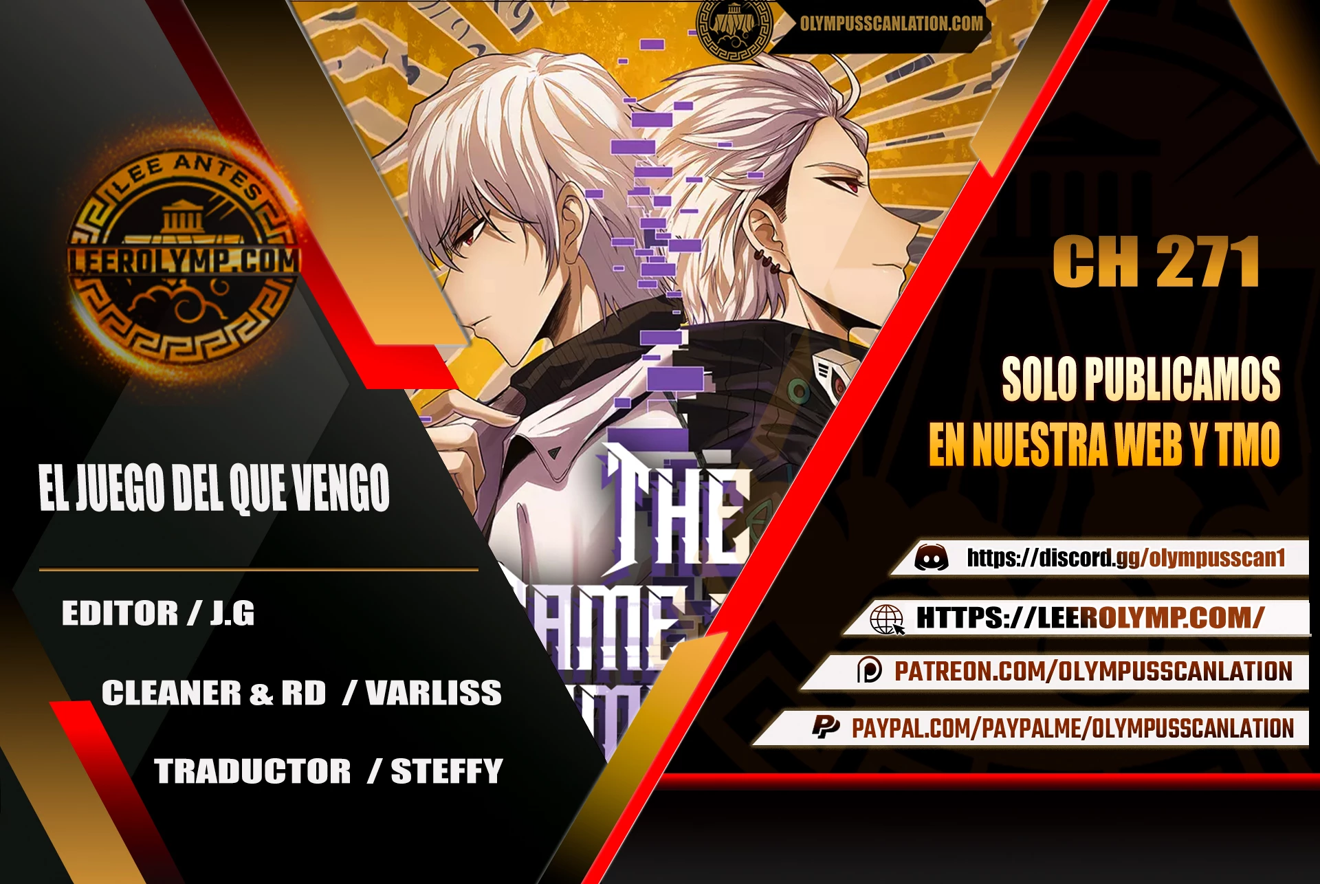 El juego del que vengo > Capitulo 271 > Page 01