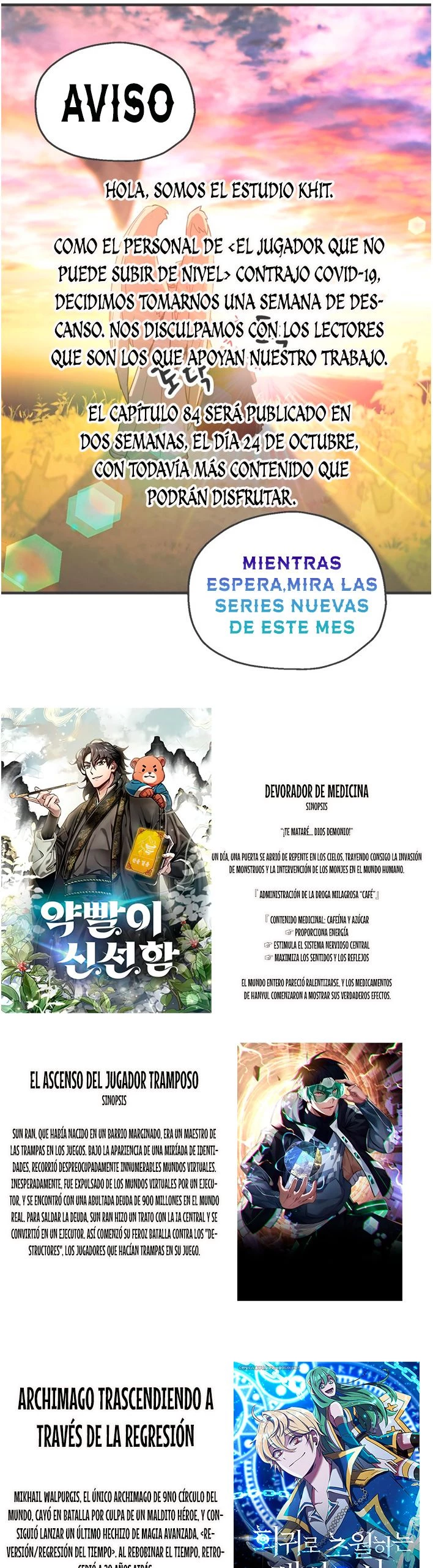 *El jugador que no puede subir de nivel > Capitulo 83.05 > Page 01