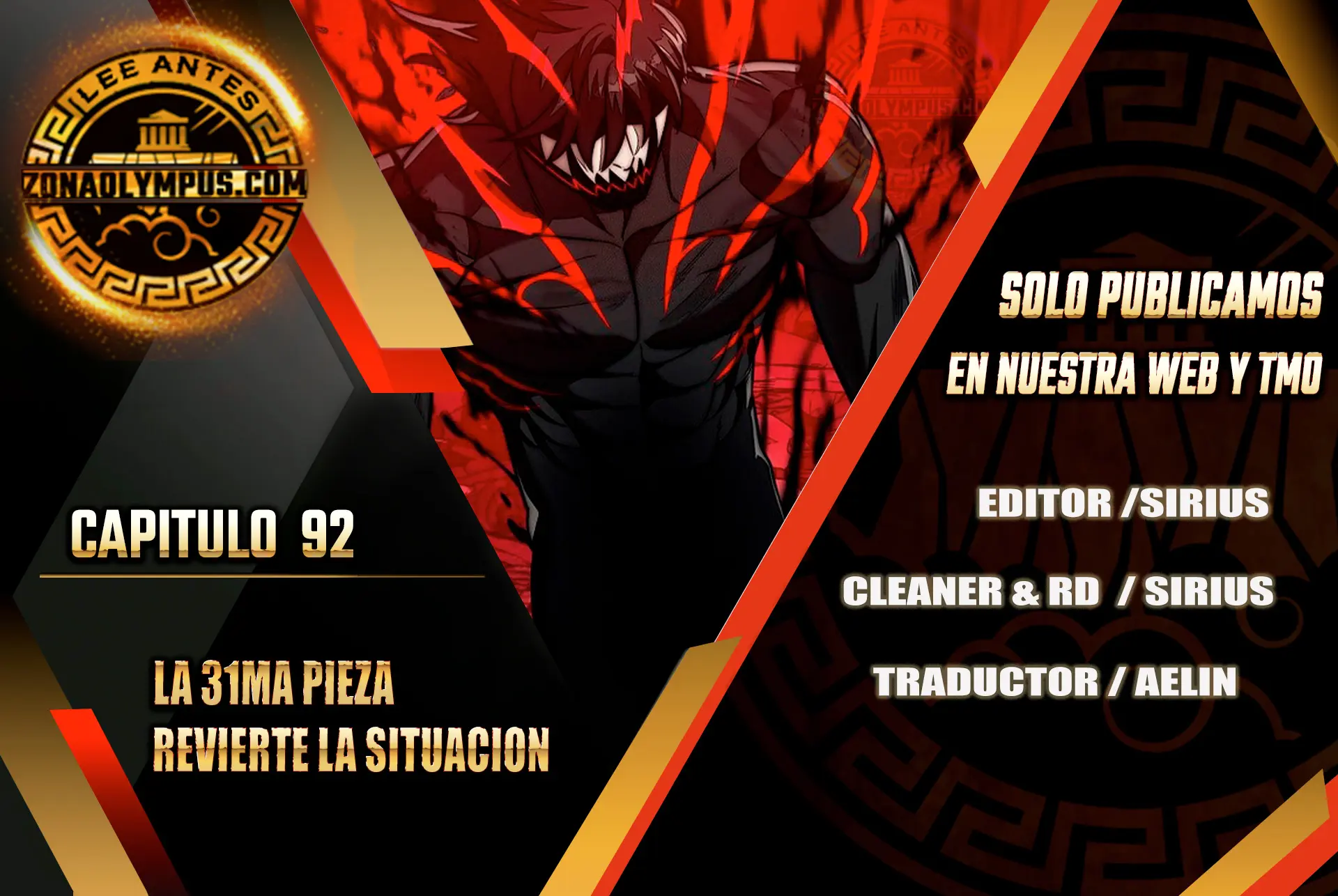 La 31ma pieza revierte la situación > Capitulo 92 > Page 01