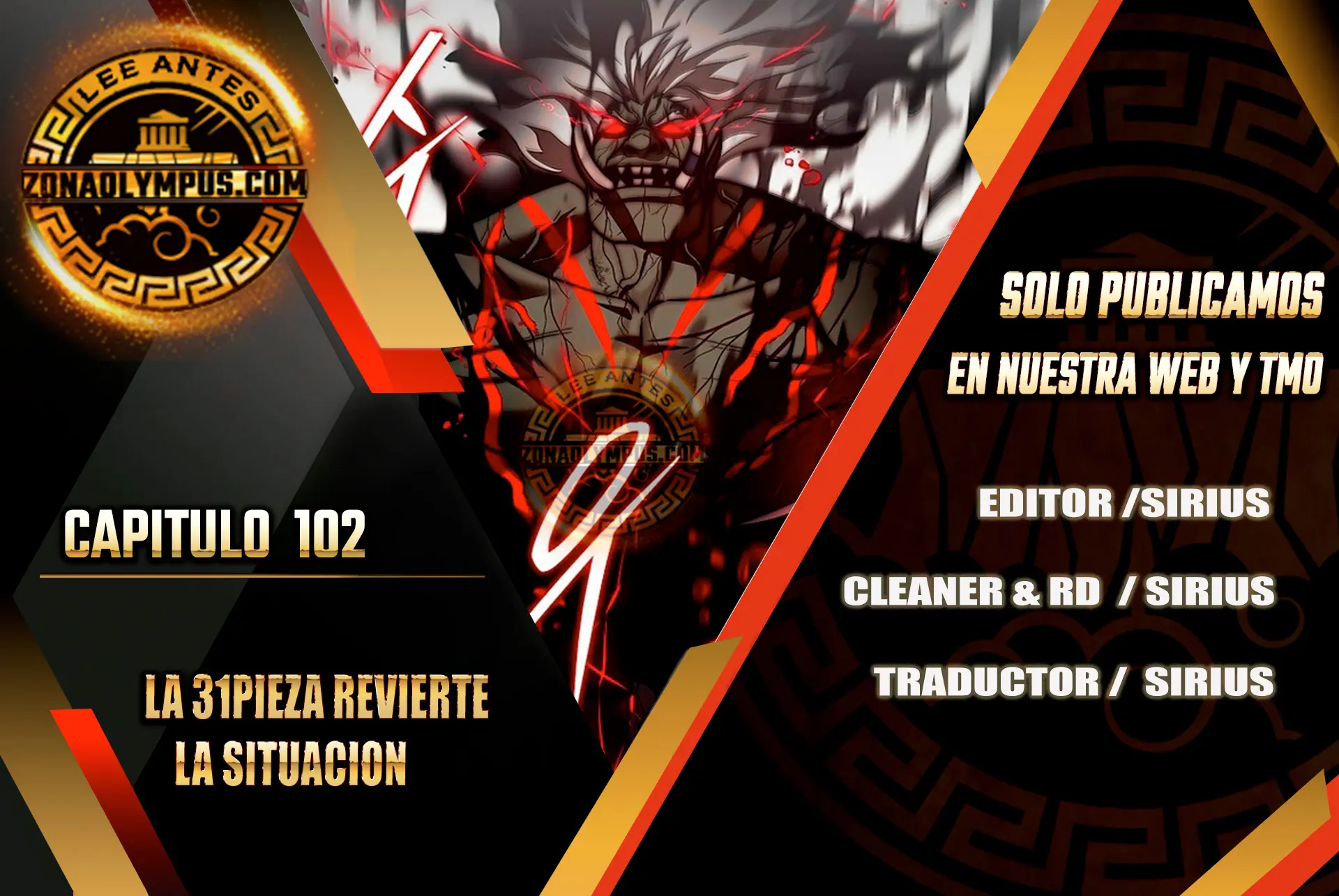 La 31ma pieza revierte la situación > Capitulo 102 > Page 01