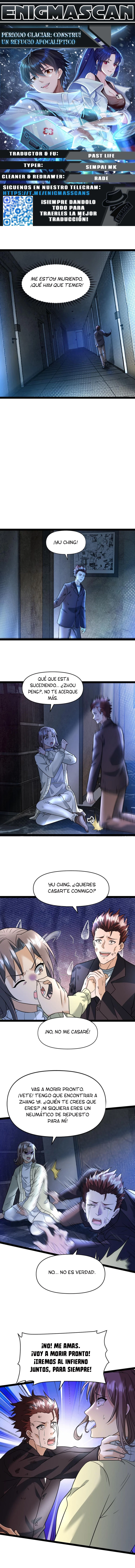 Periodo Glaciar: Construí un Refugio Apocalíptico > Capitulo 36 > Page 01