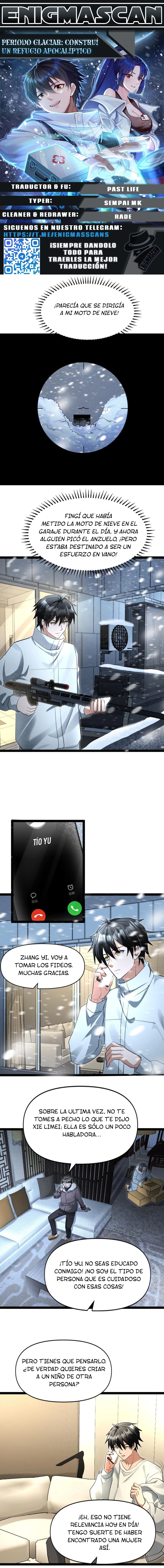 Periodo Glaciar: Construí un Refugio Apocalíptico > Capitulo 53 > Page 01