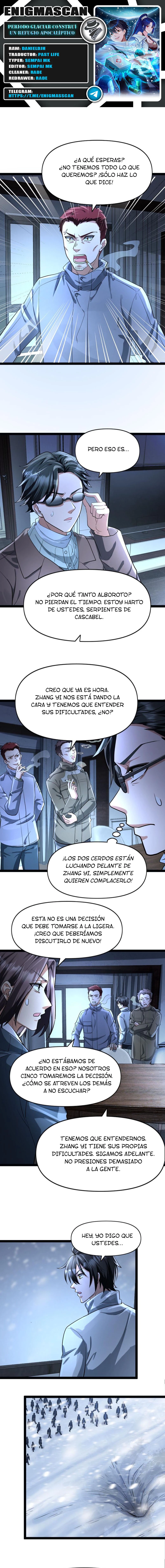 Periodo Glaciar: Construí un Refugio Apocalíptico > Capitulo 66 > Page 01