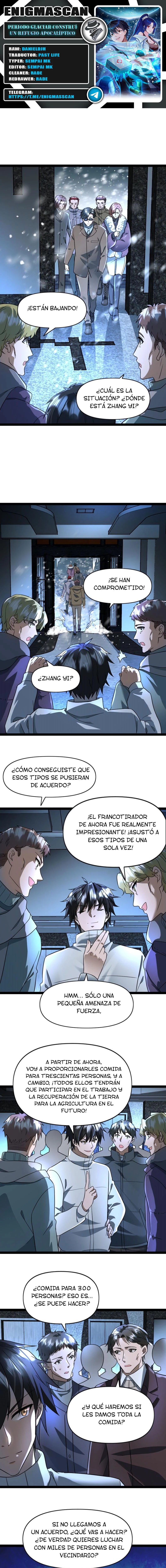 Periodo Glaciar: Construí un Refugio Apocalíptico > Capitulo 67 > Page 01