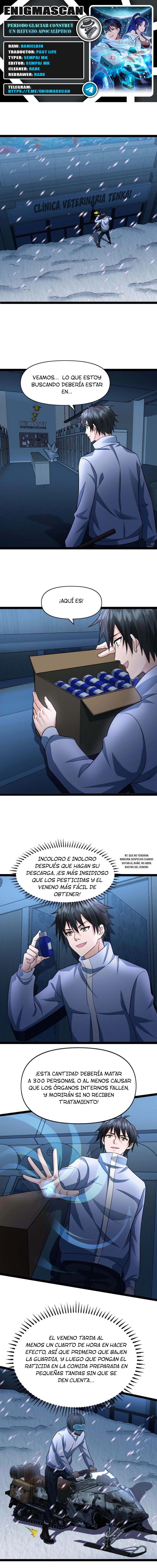 Periodo Glaciar: Construí un Refugio Apocalíptico > Capitulo 69 > Page 01