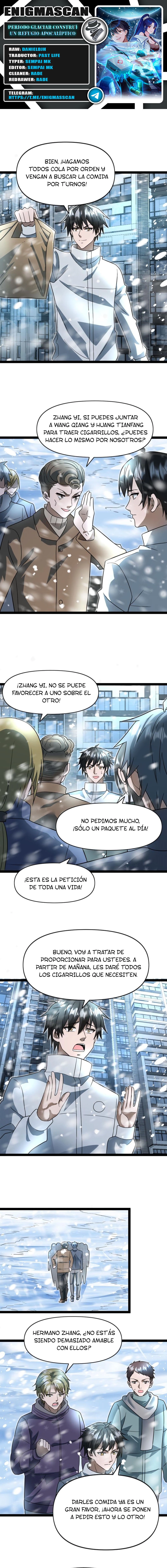 Periodo Glaciar: Construí un Refugio Apocalíptico > Capitulo 73 > Page 01